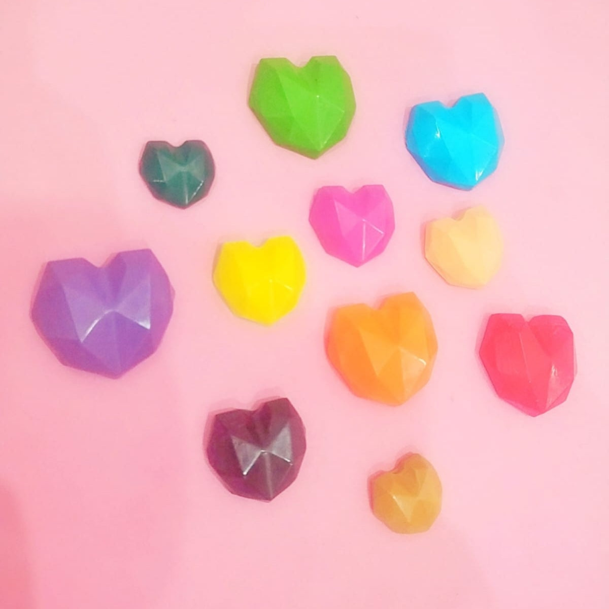 Heart Shaped Crayon Set of 8