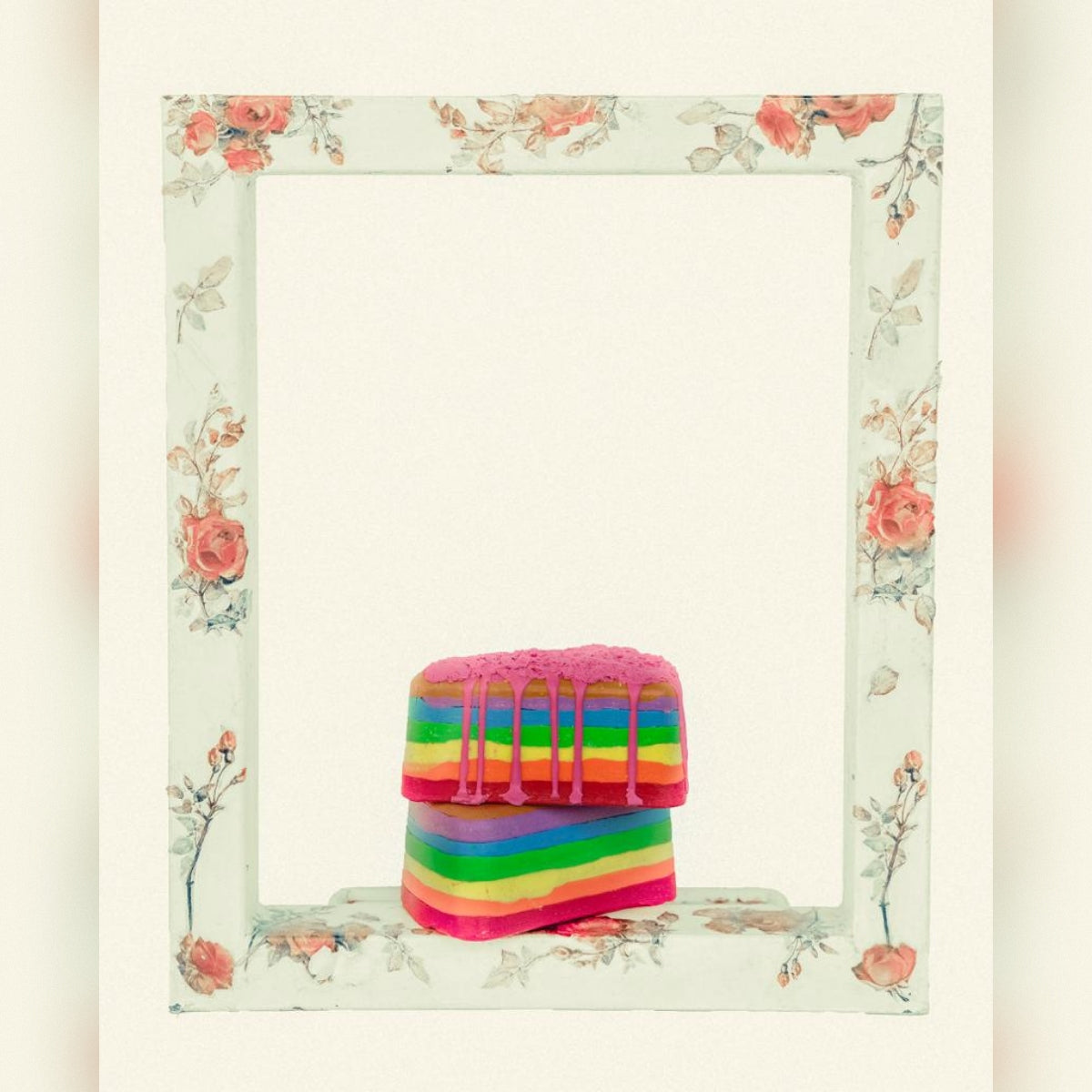 The Rainbow Cake Slice - 1 piece Crayon