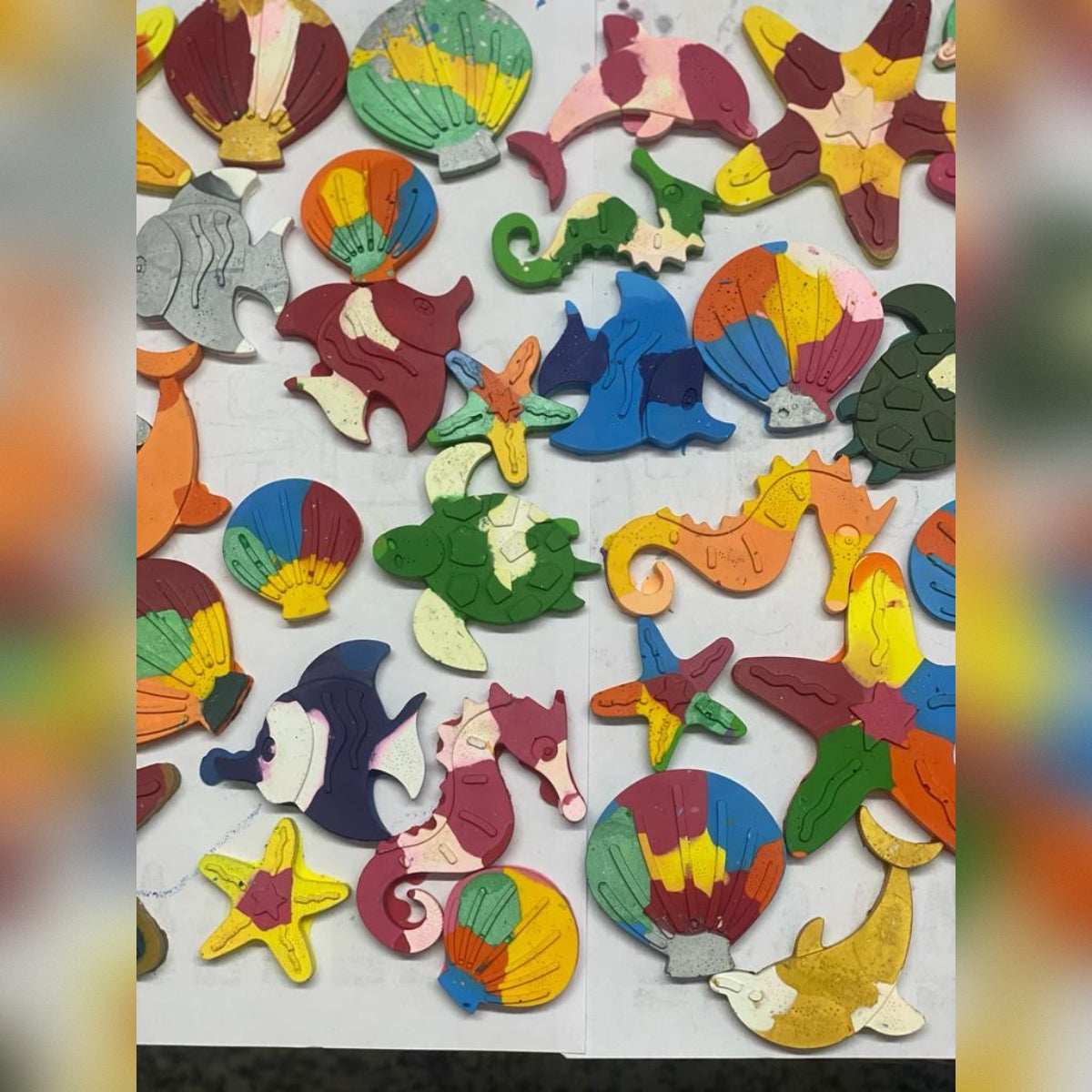 The Under The Sea Set Of 8 Crayons