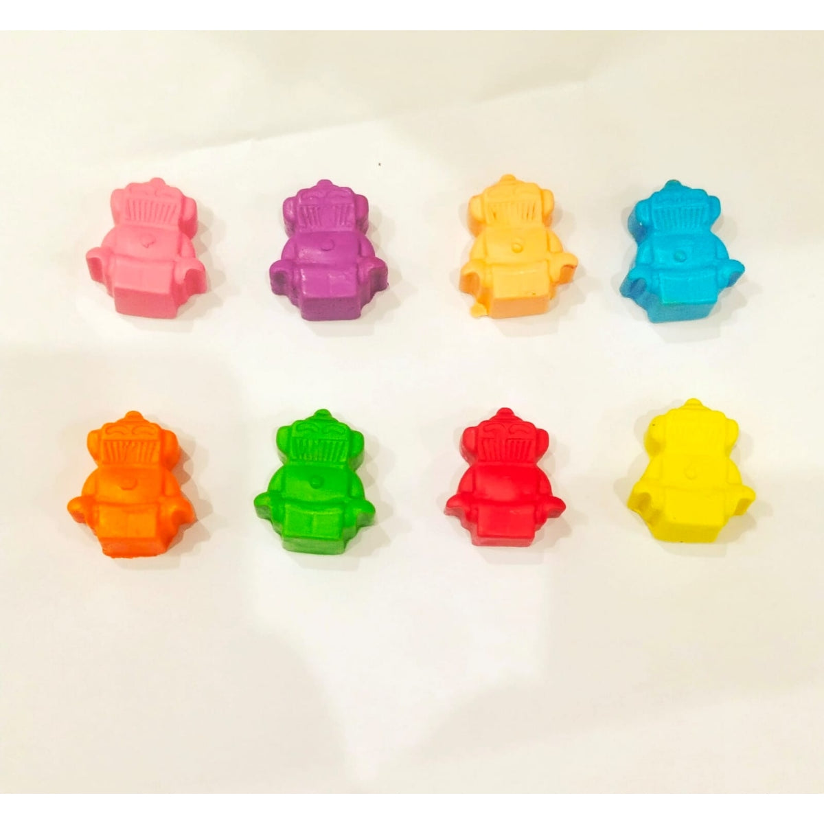 Mini Robot Set Of 8 Crayons