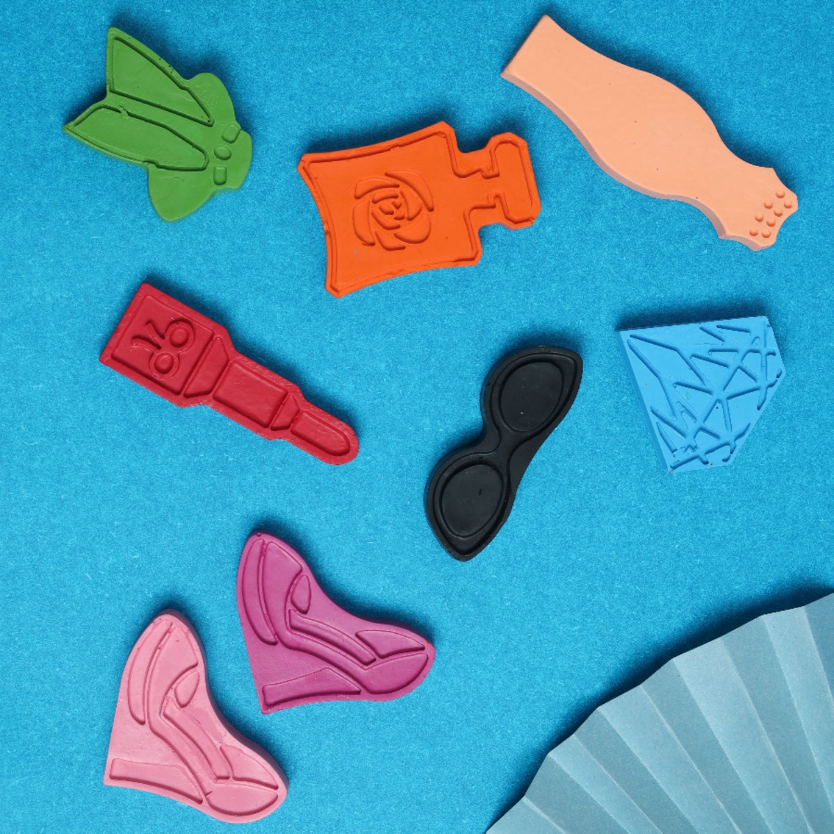 Barbie Theme Crayon Set Of 8