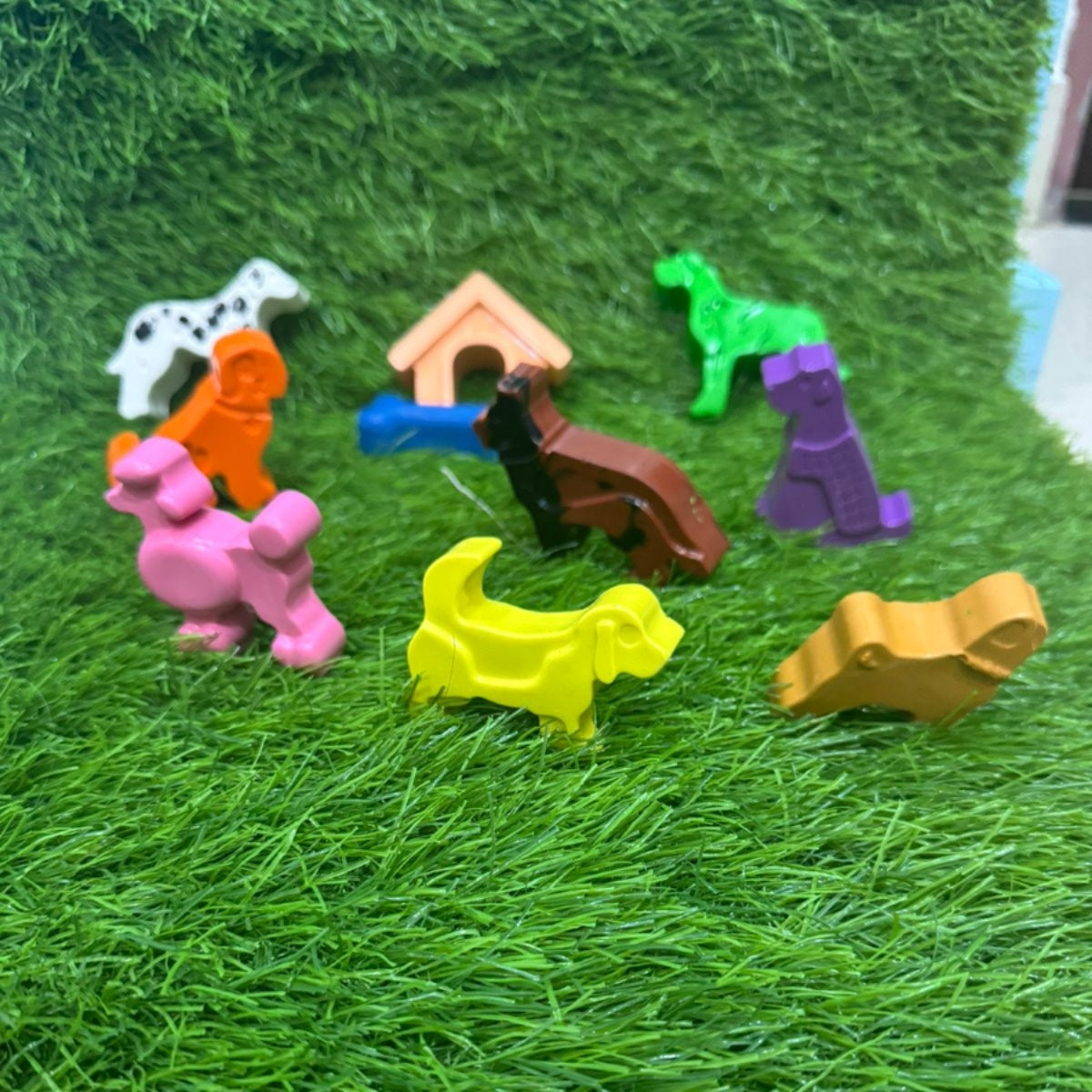 Dog Breed Crayon Set of 9