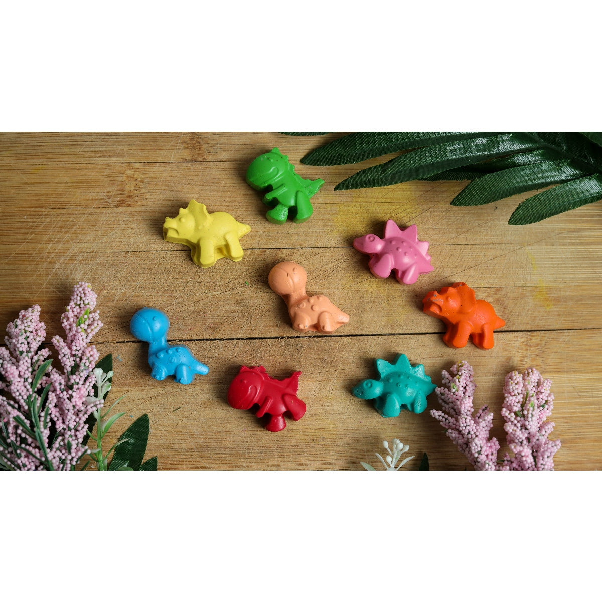 The Mini Dino Set - Set Of 8 Crayons