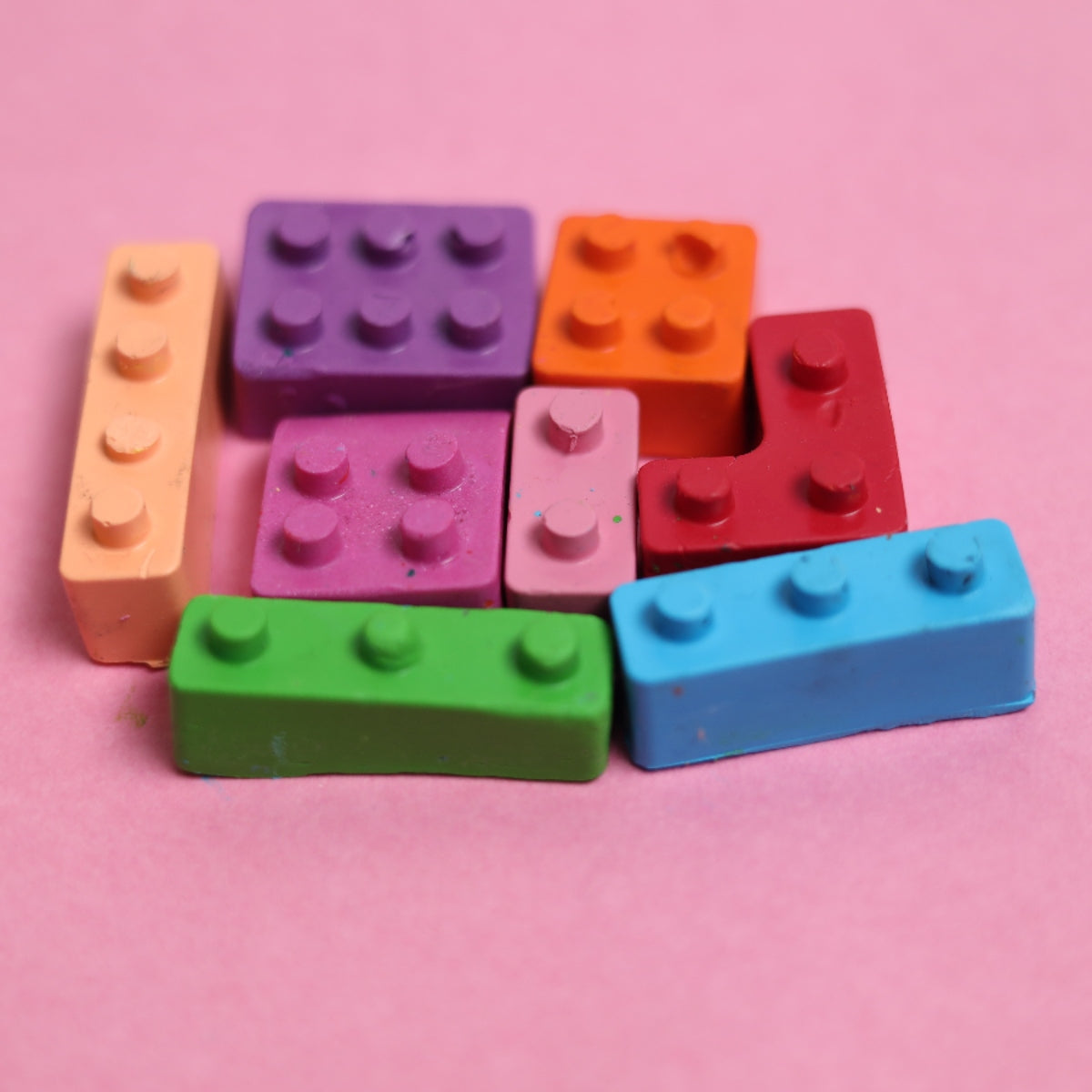 Lego Block Crayons Set Of 8