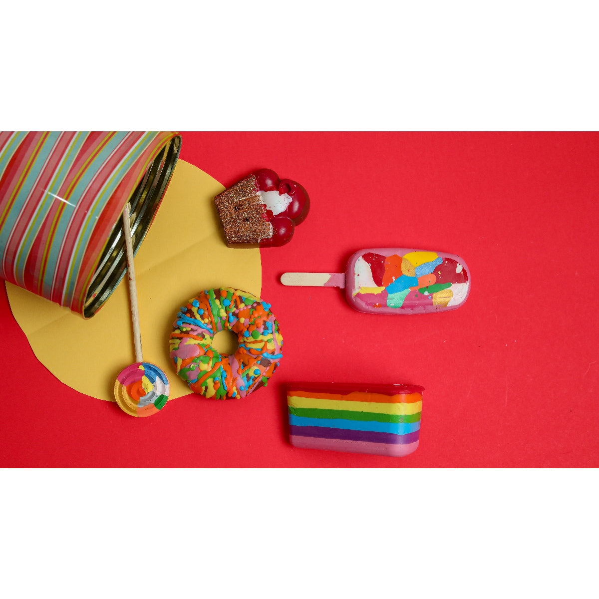 Jumbo Dessert Crayon Set