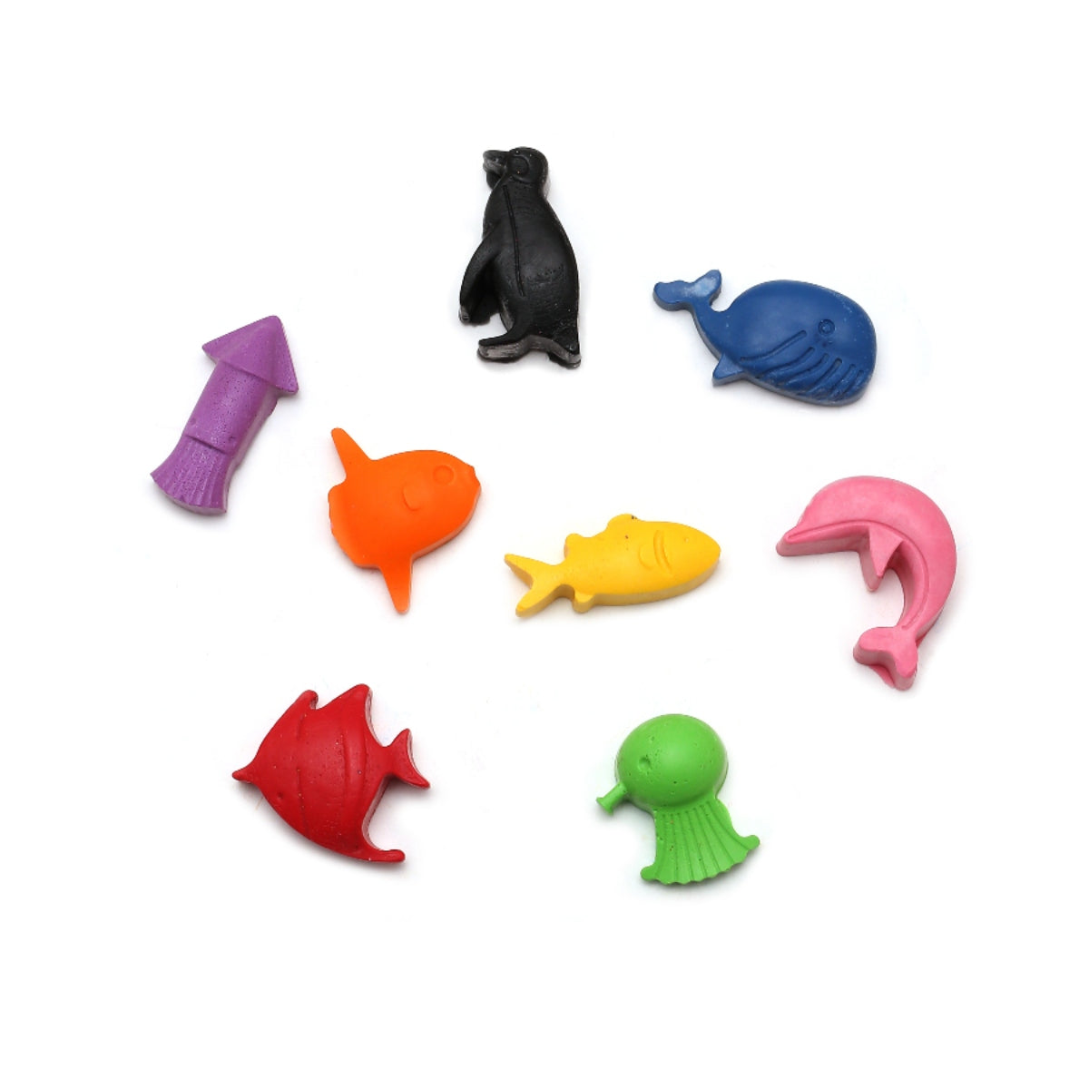 The Under The Sea Set Of 8 Crayons