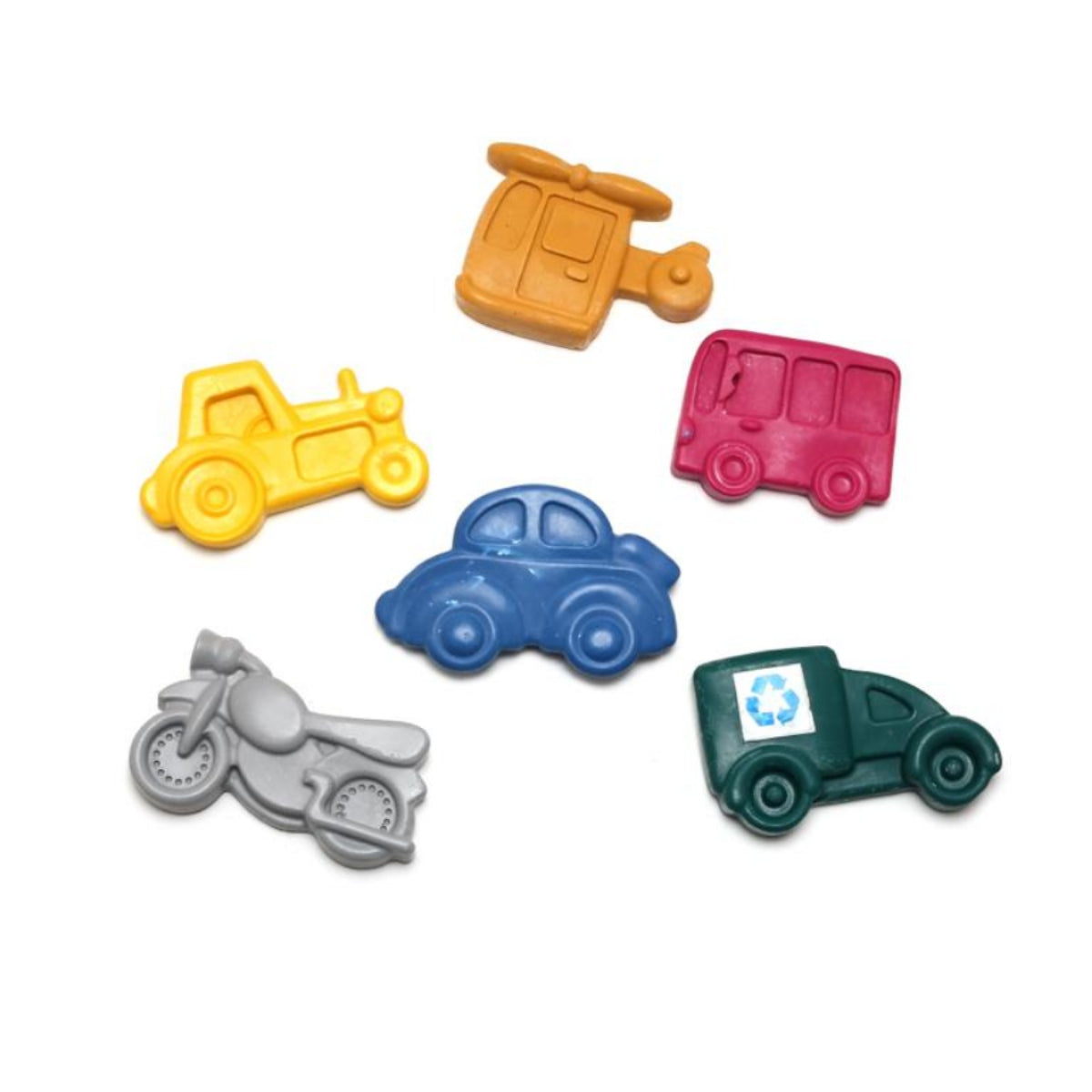 Jumbo Vehicles Set Of 6 Crayons
