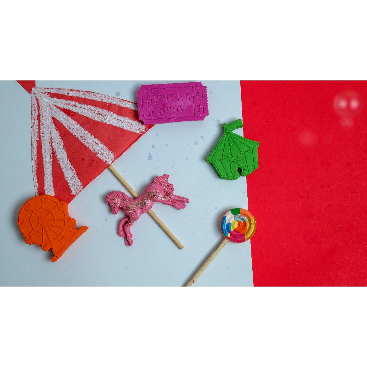 Jumbo Carnival Set of 5 Crayons