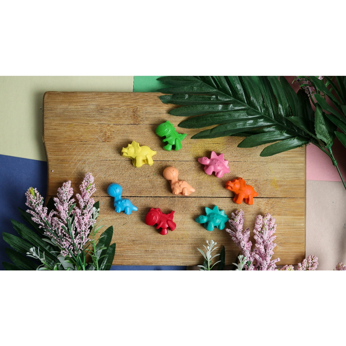 The Mini Dino Set - Set Of 8 Crayons