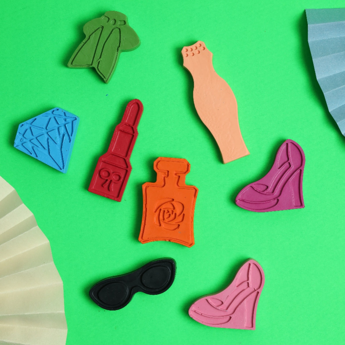 Barbie Theme Crayon Set Of 8