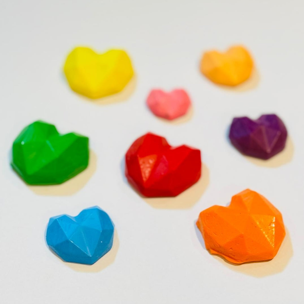 Heart Shaped Crayon Set of 8