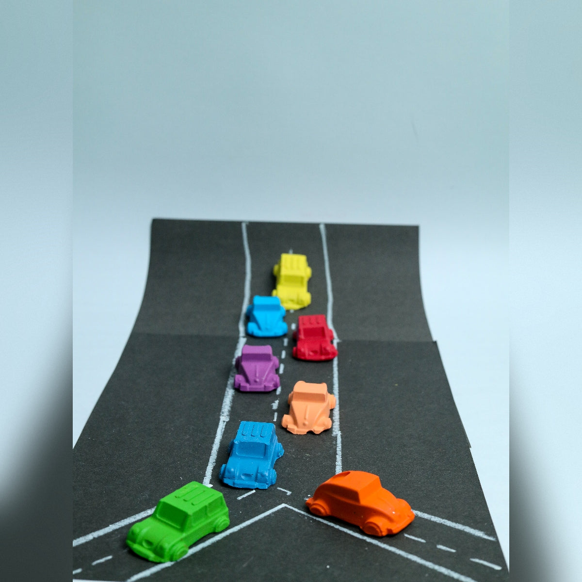 Vintage Cars Set- Set Of 8 Crayons