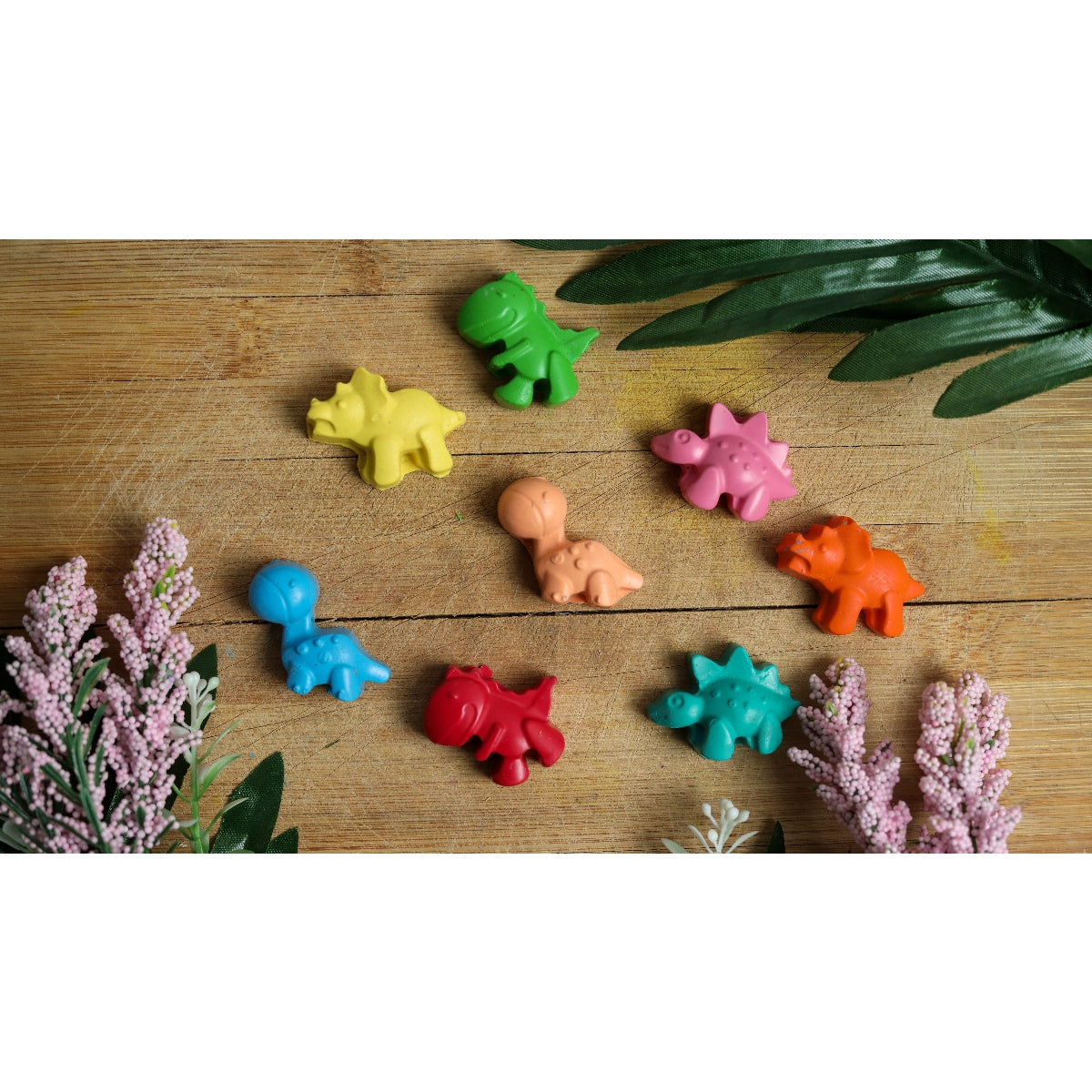 The Mini Dino Set - Set Of 8 Crayons