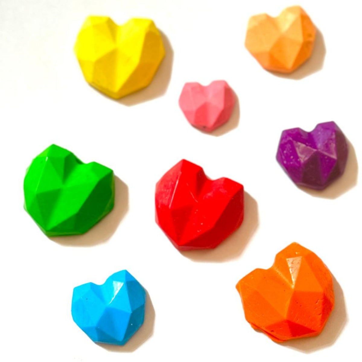 Heart Shaped Crayon Set of 8