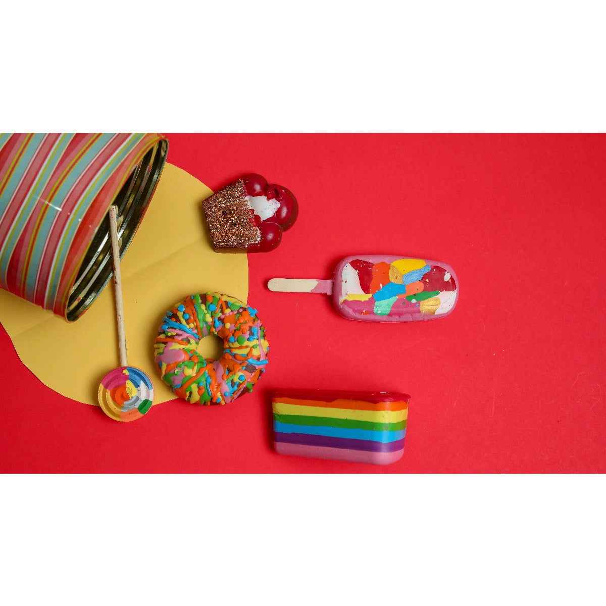 Jumbo Dessert Crayon Set