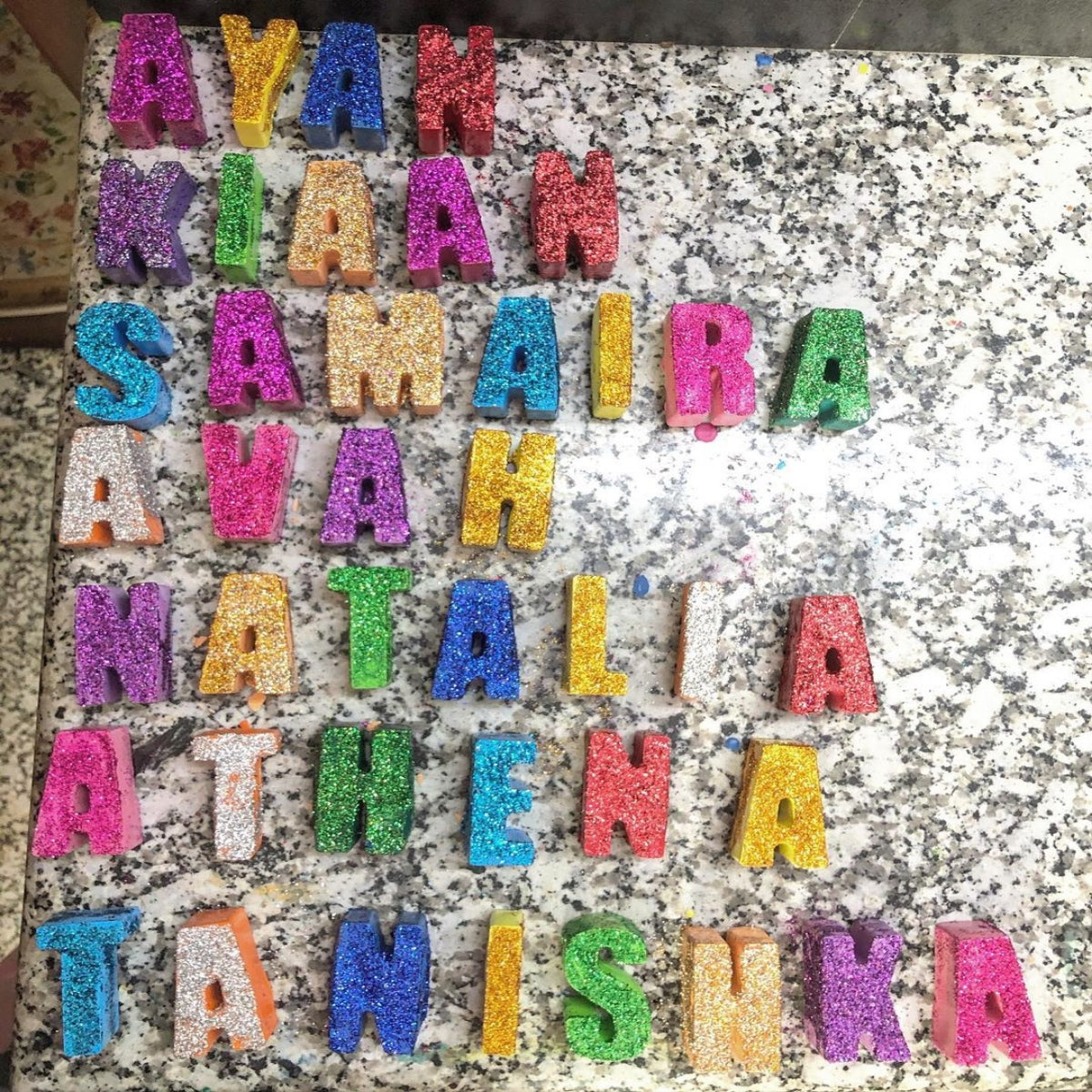 The Glitter Name Krayon