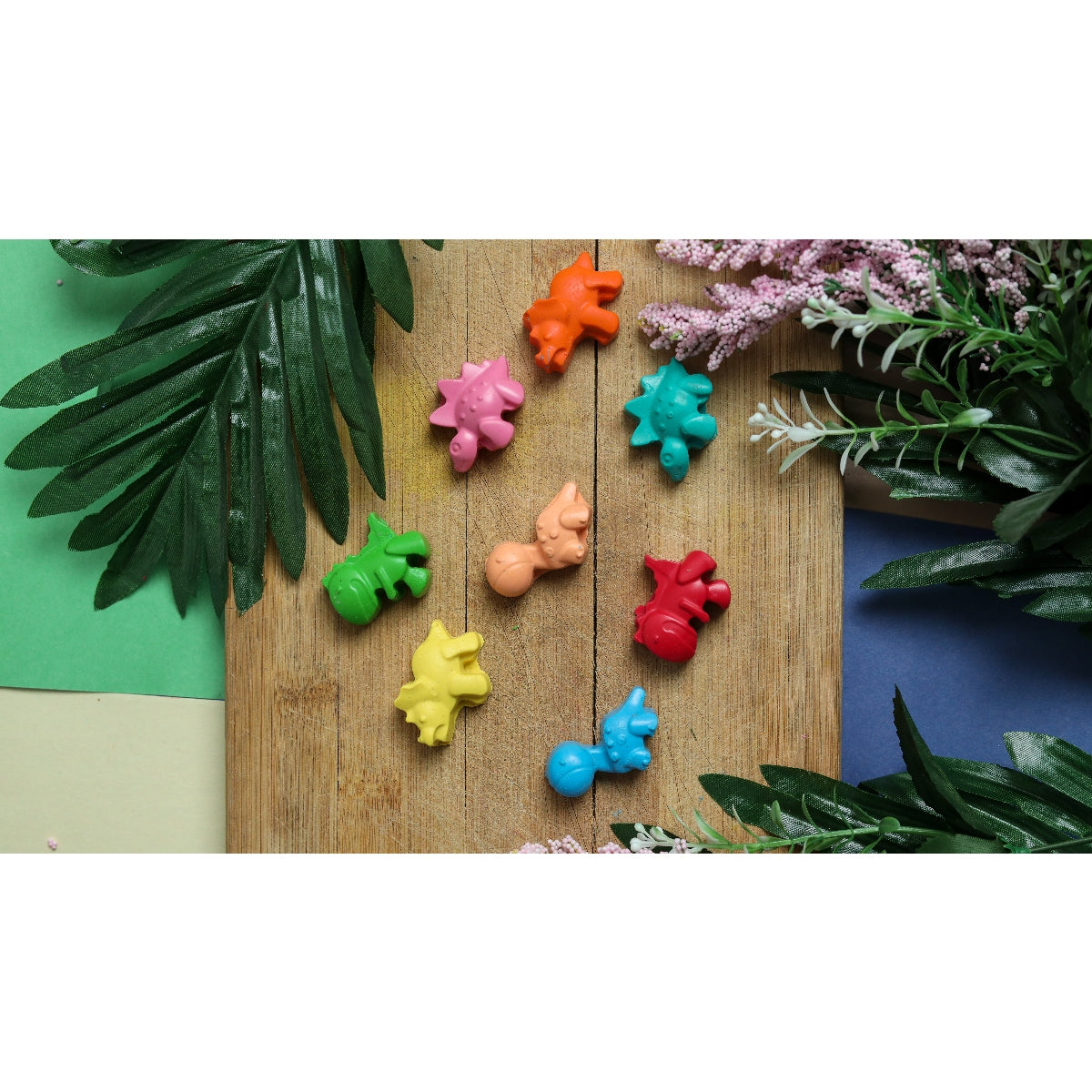 The Mini Dino Set - Set Of 8 Crayons
