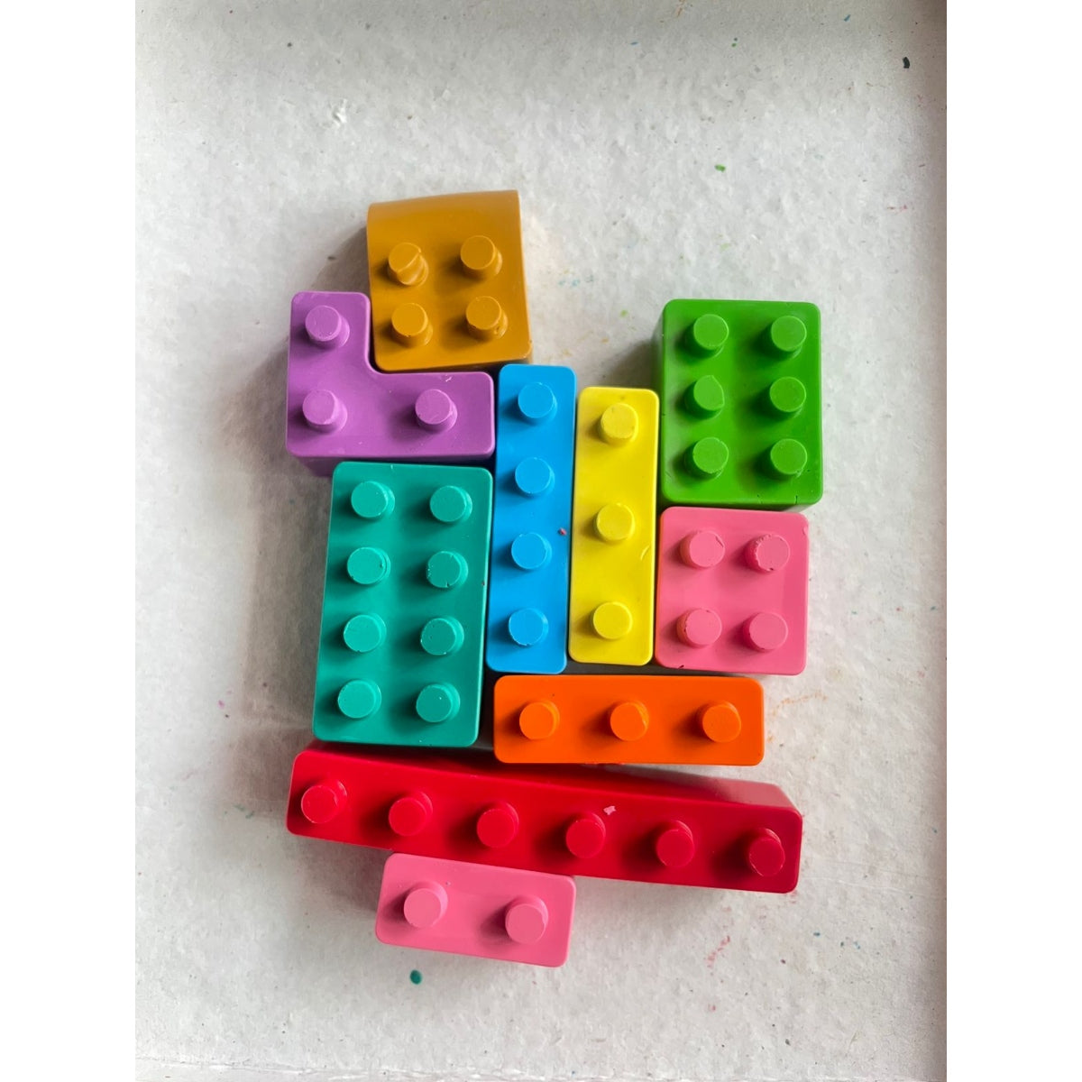 Lego Block Crayons Set Of 8