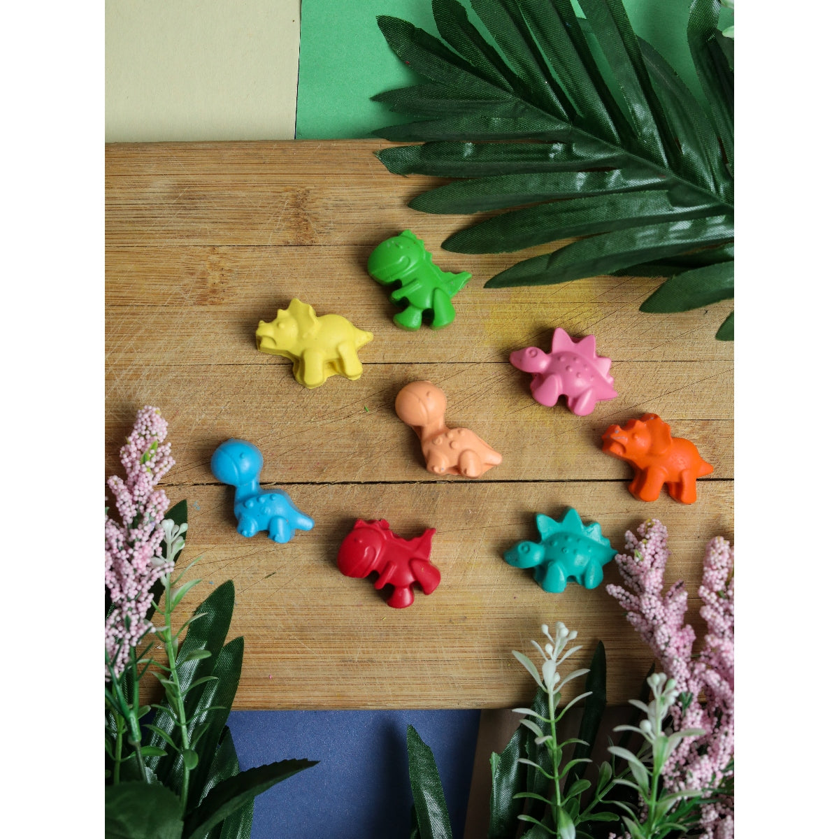 The Mini Dino Set - Set Of 8 Crayons