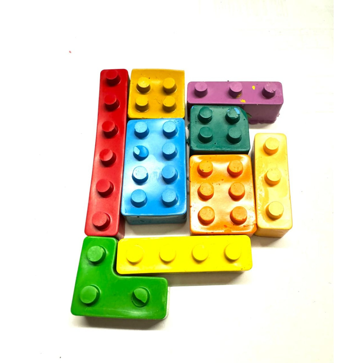 Lego Block Crayons Set Of 8