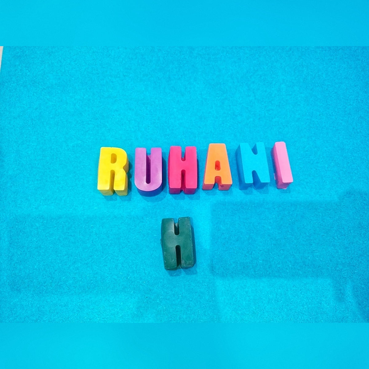 Personalized Solid Color Name Crayons for Kids (3–10 Years) | Per Letter