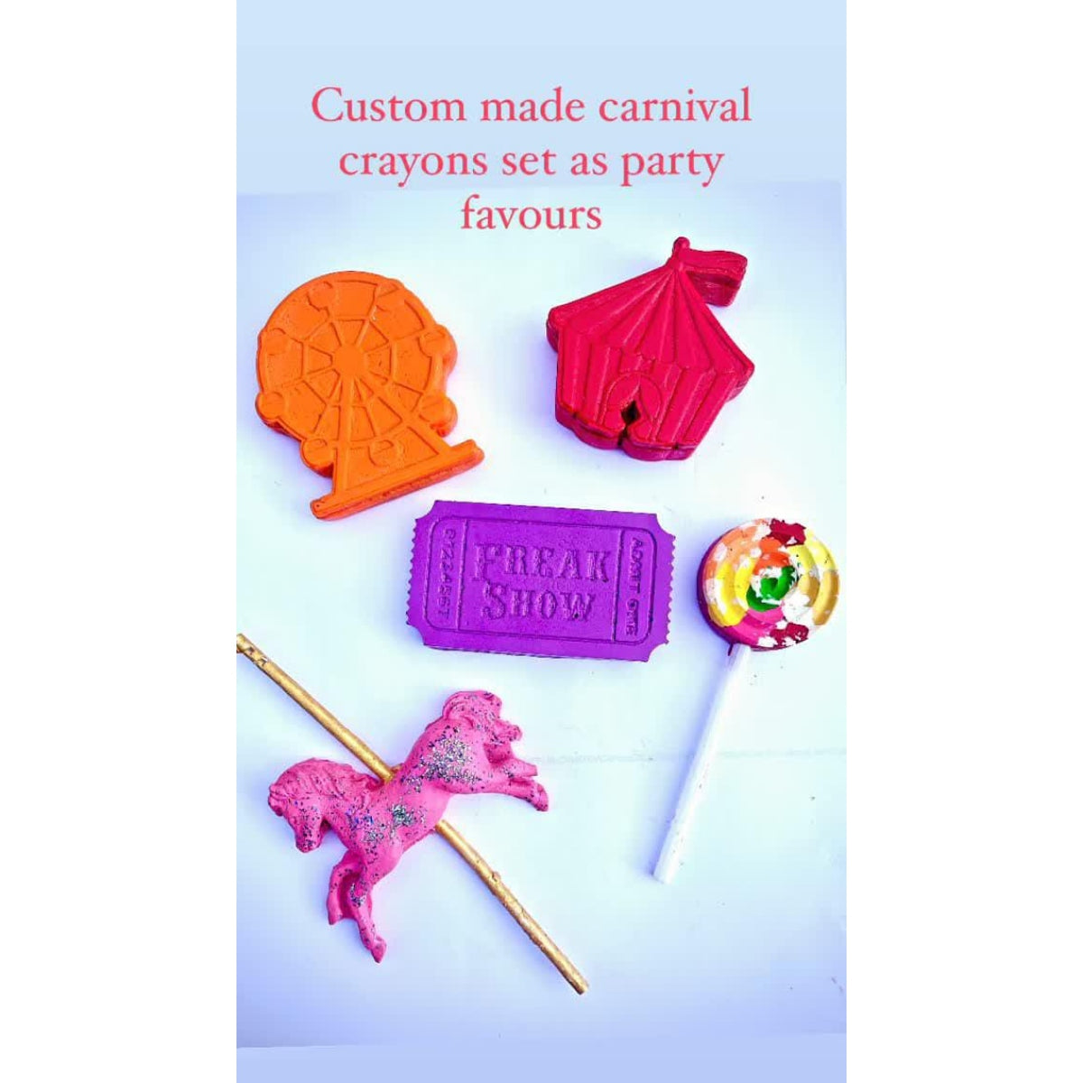 Jumbo Carnival Set of 5 Crayons