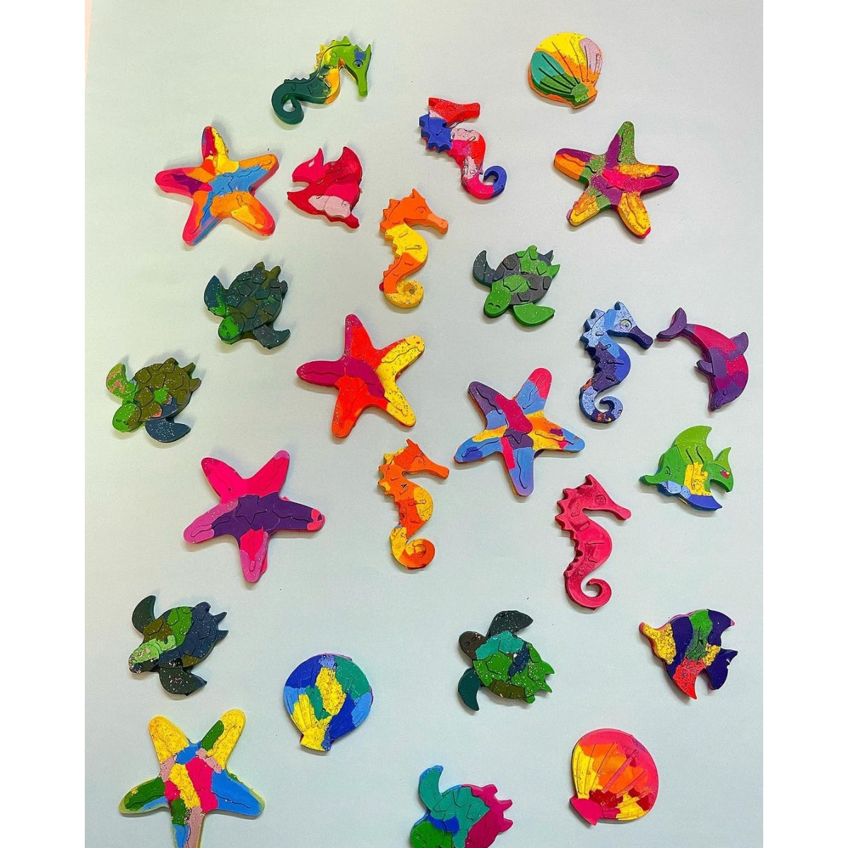 The Under The Sea Set Of 8 Crayons