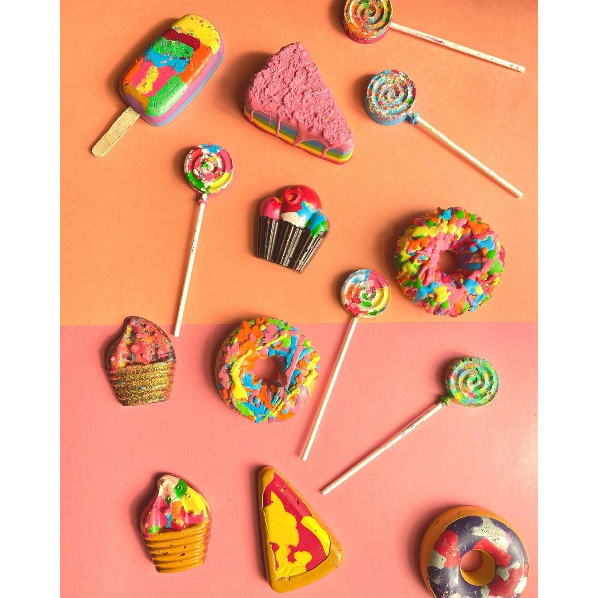 Jumbo Dessert Crayon Set