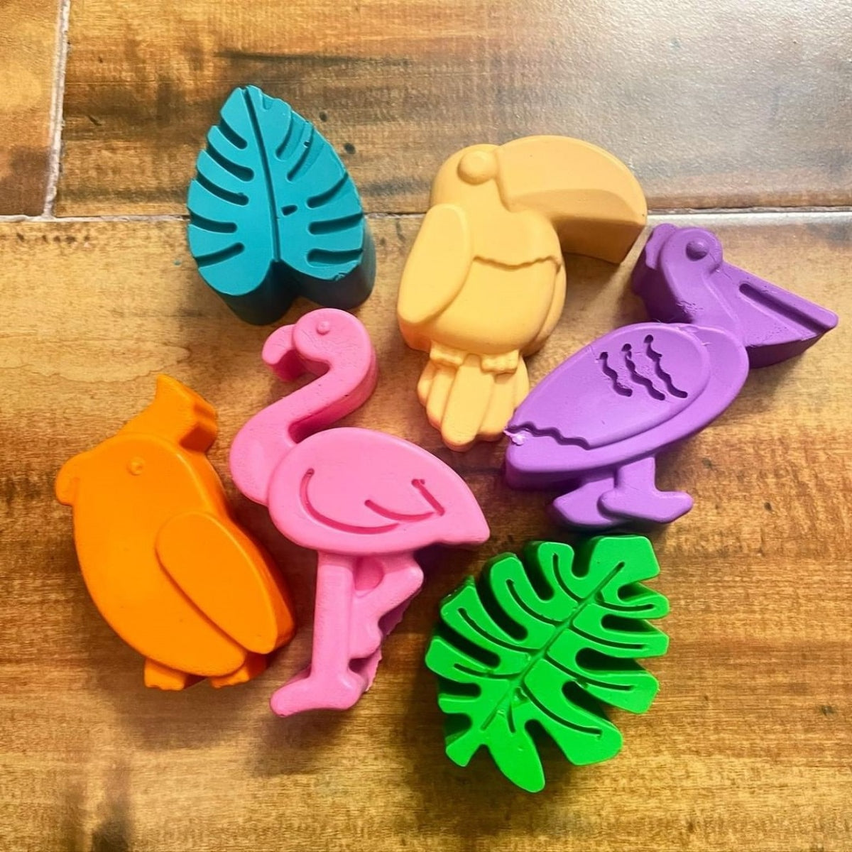 Jumbo Bird Set of 6 Crayons