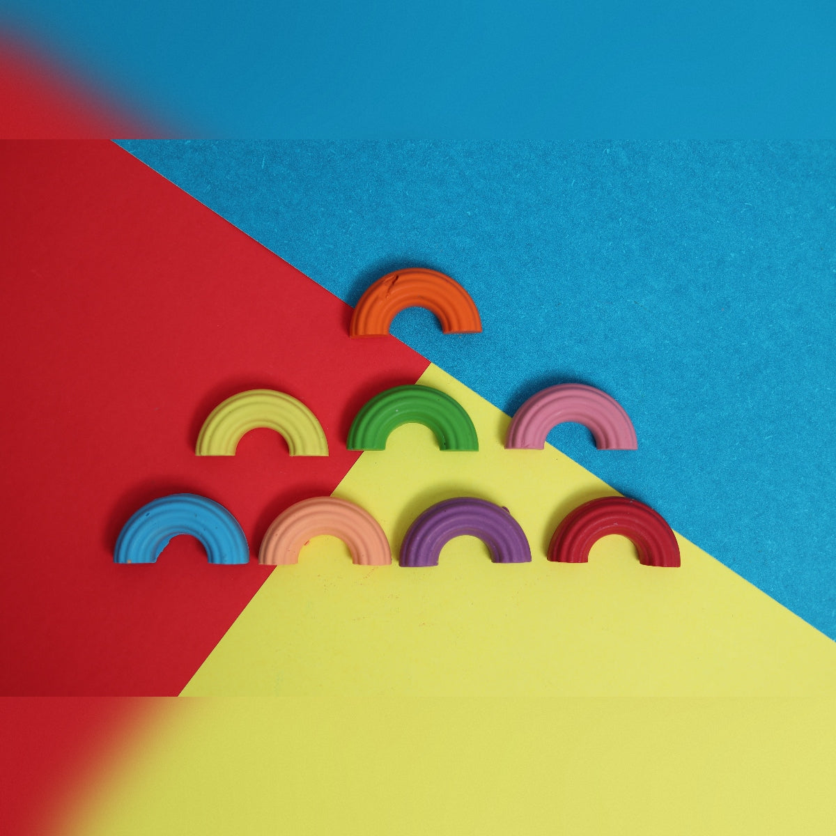 Mini Rainbows Set of 8 Crayon Colours