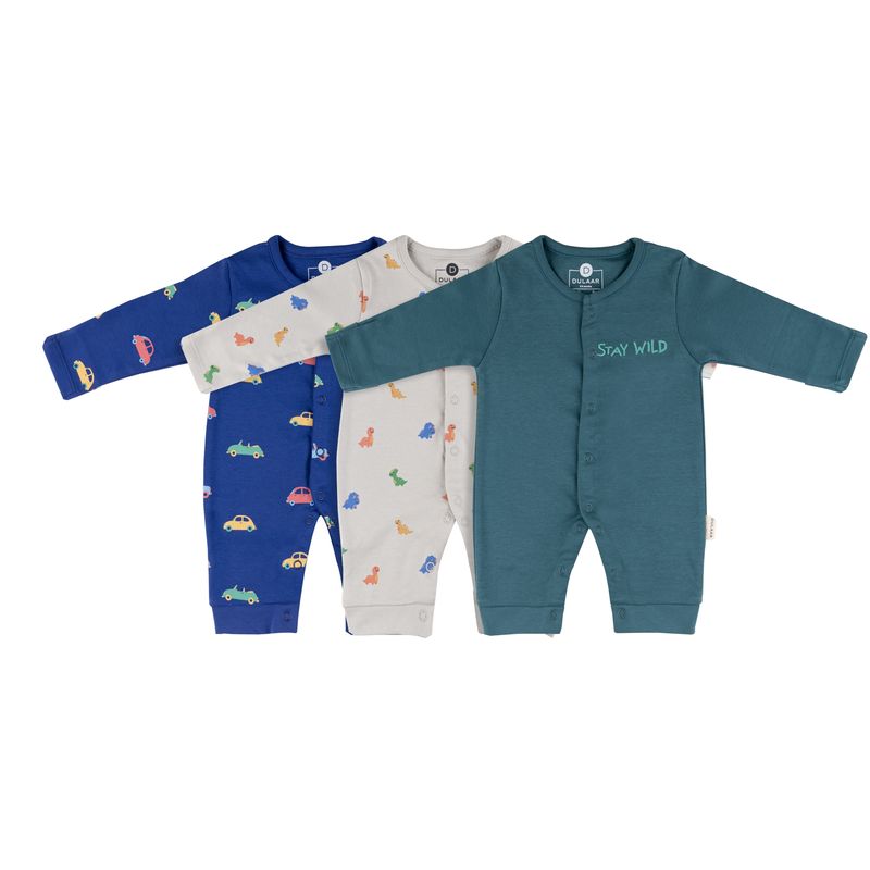 Cotton Sleepsuit Set of 3