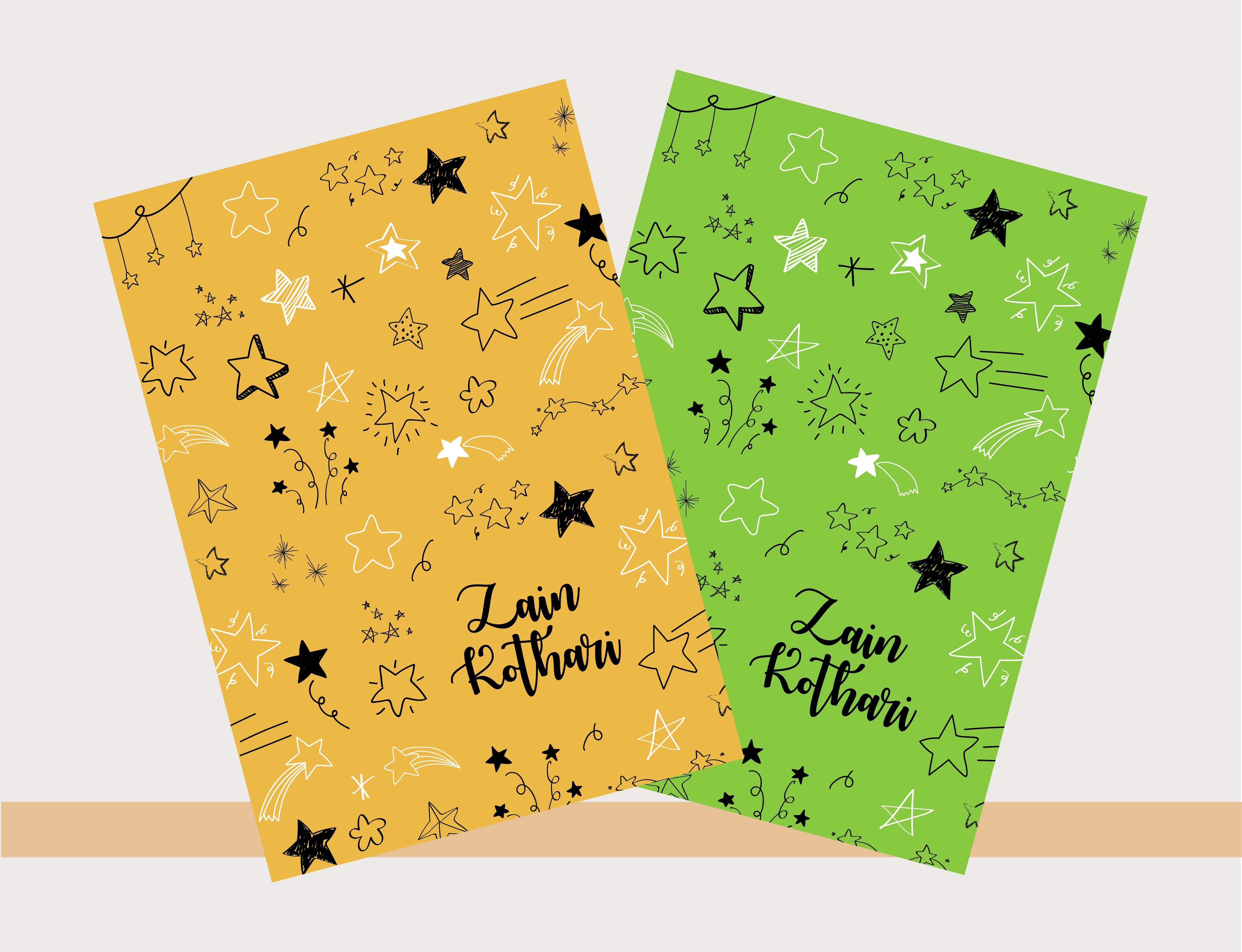 Personalised Notebooks - Set of 2