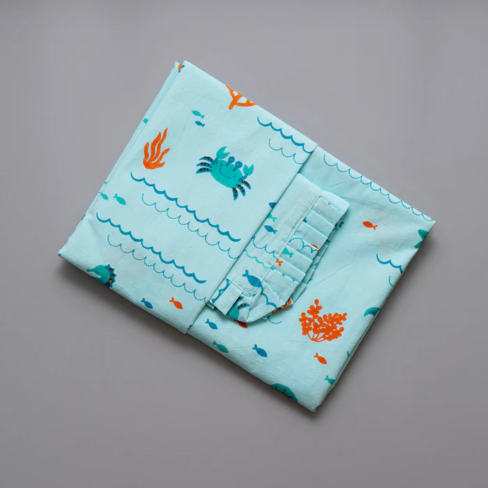 Gudgoodie Flat Crib Bedsheet - 100% Cotton Percale