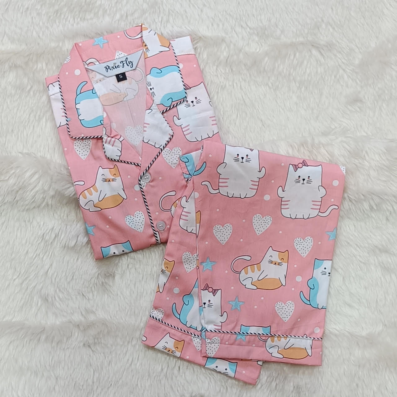 Adult Pyjama Set - Cats For Women