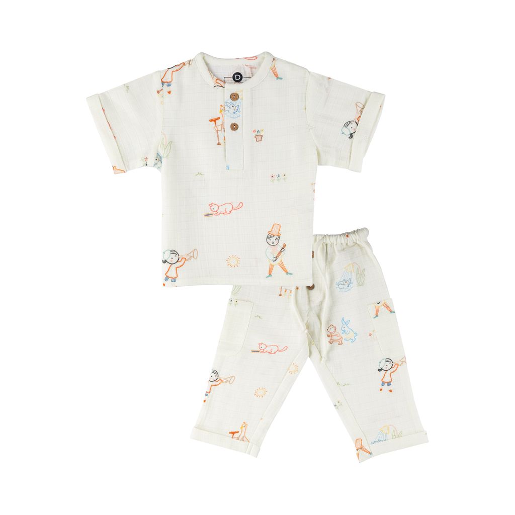 Organic Muslin Joggers Set