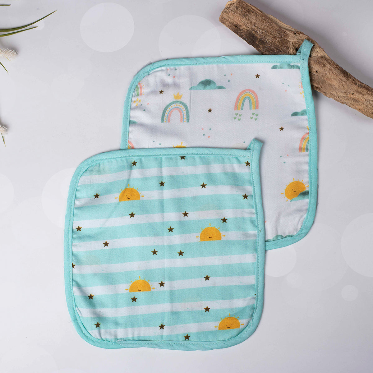 Tiny Snooze Organic Washcloths (Set of 2)