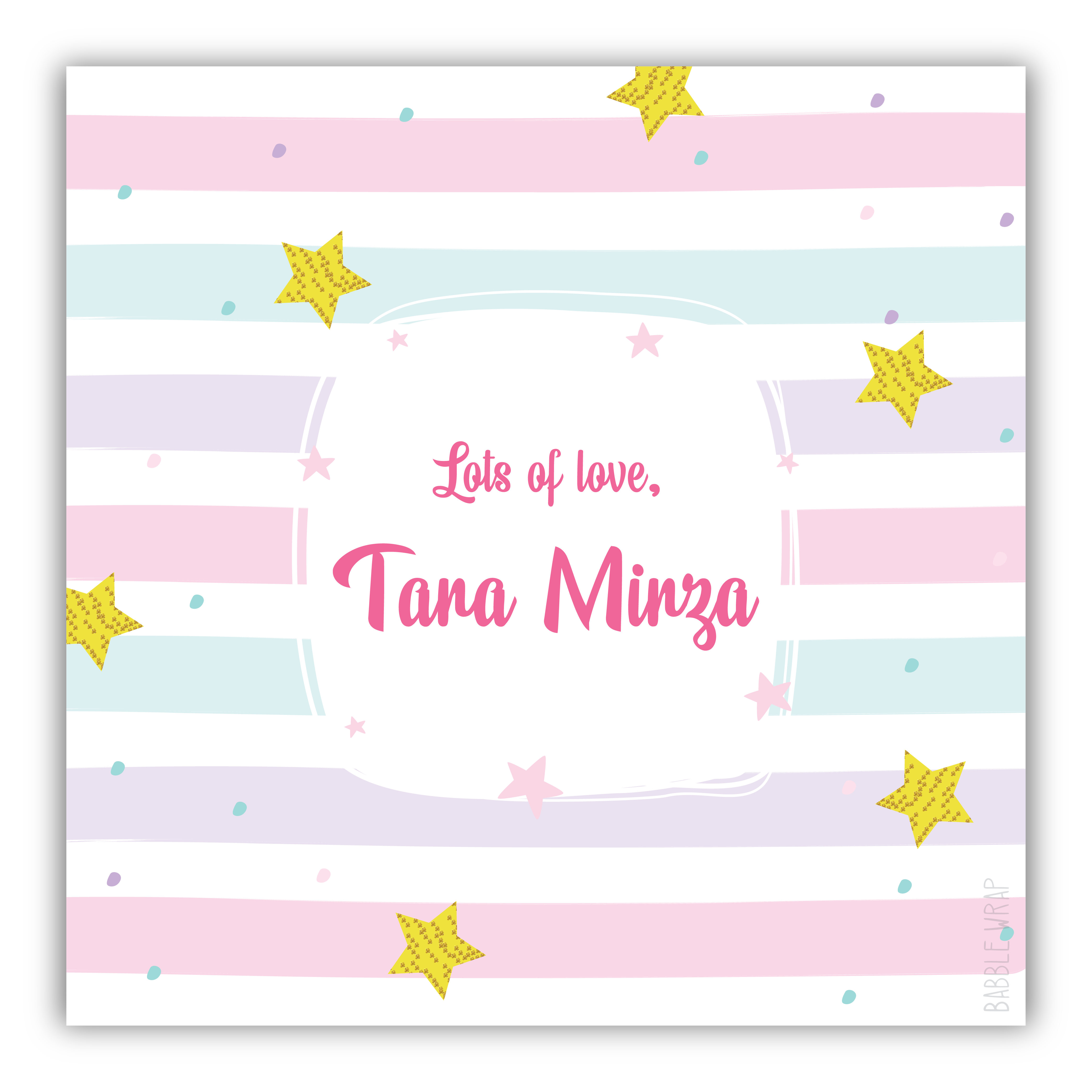 Gift Tag - Colorful Wishes (Set of 24)