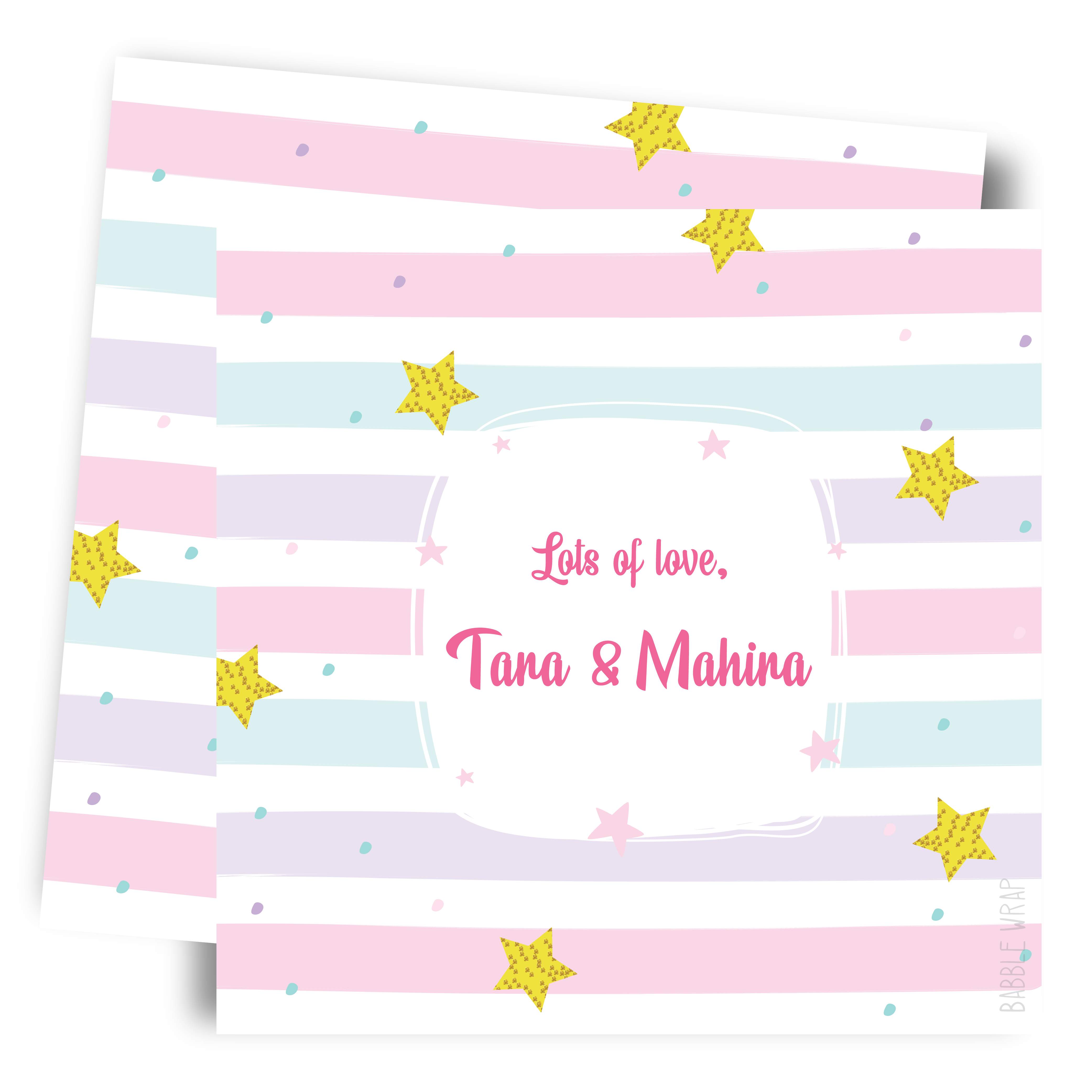 Gift Tag - Colorful Wishes (Set of 24)