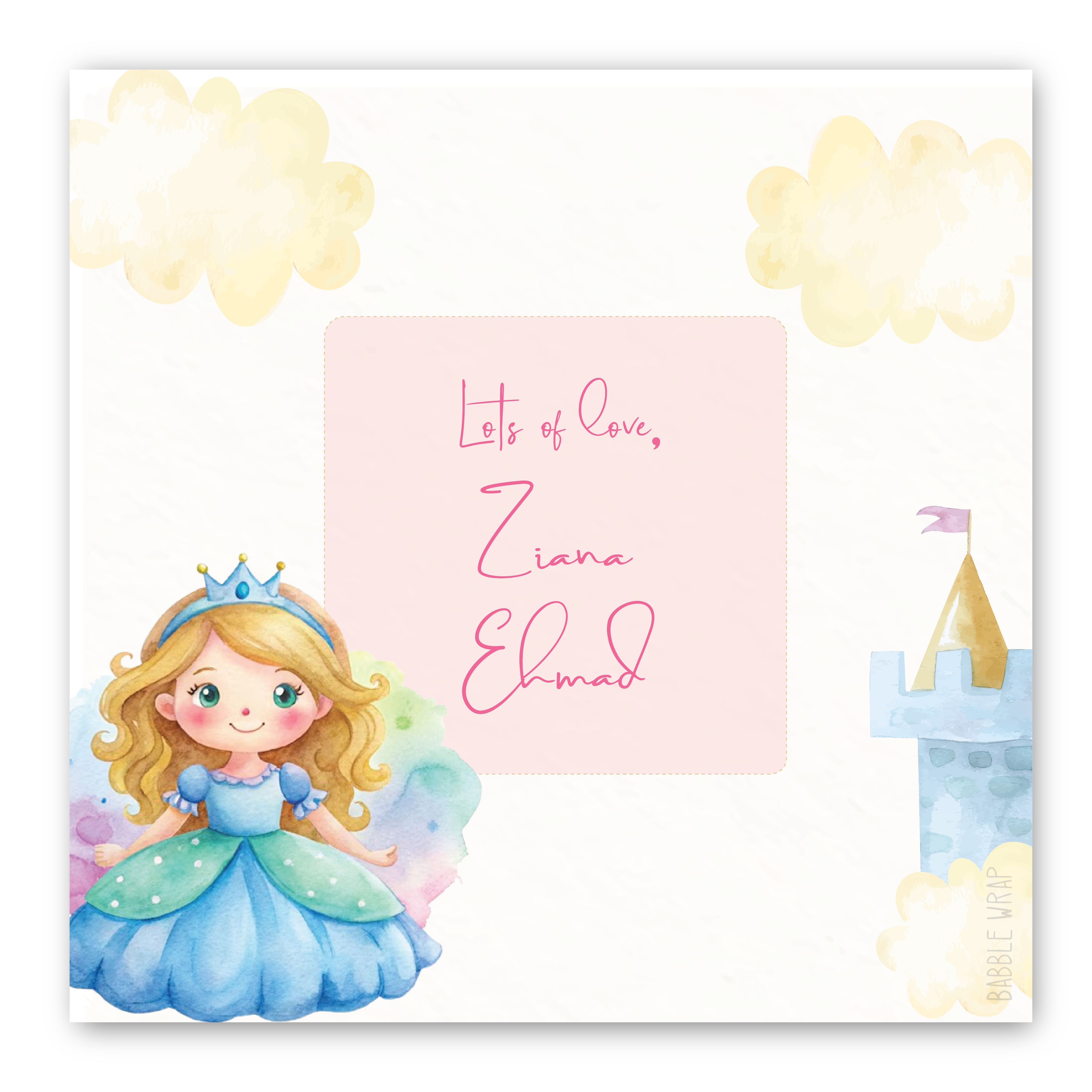 Gift Tag - Sweet Princess (Set of 24)