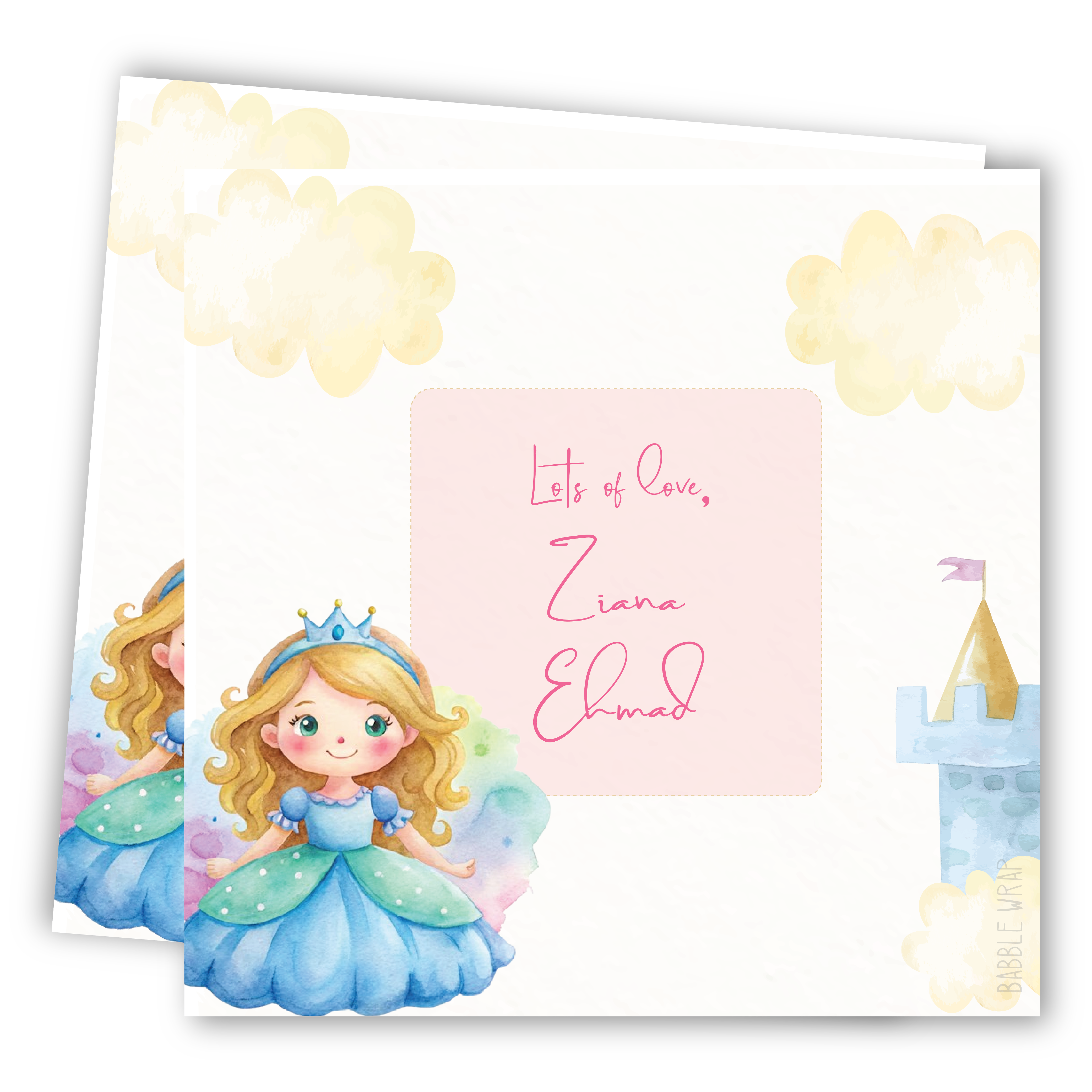 Gift Tag - Sweet Princess (Set of 24)