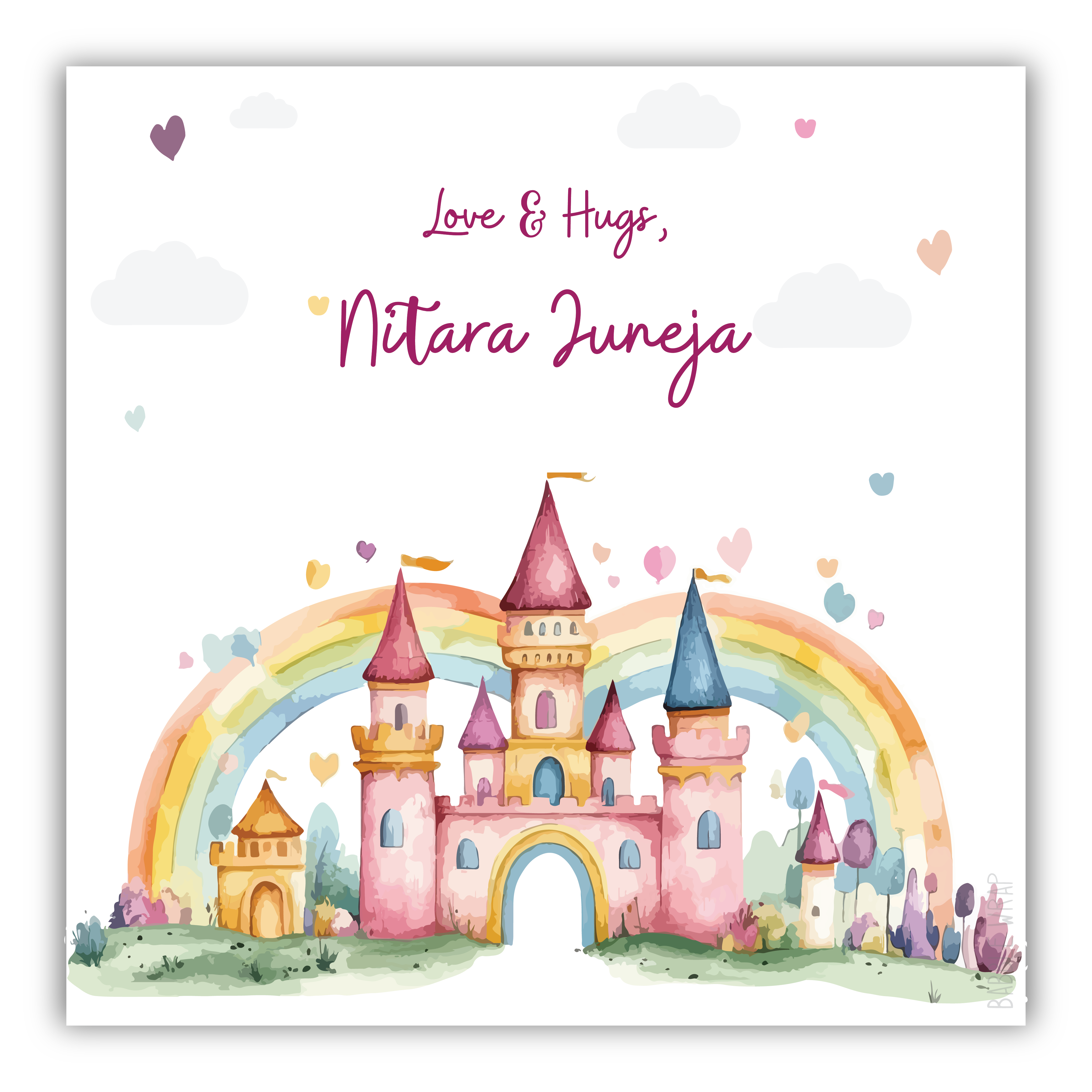Gift Tag - Majestic Castle (Set of 24)