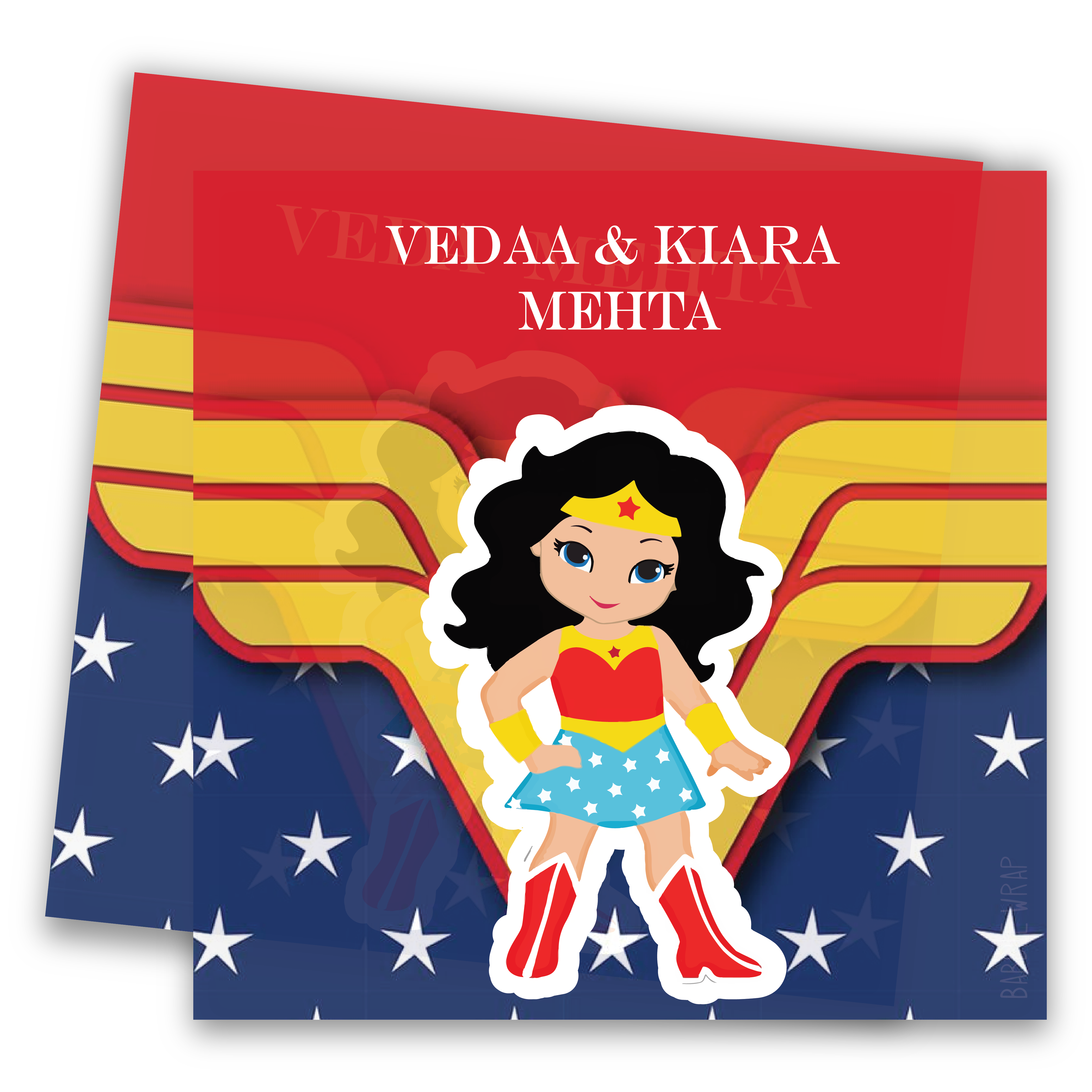 Gift Tag - Wonder Woman Power (Set of 24)
