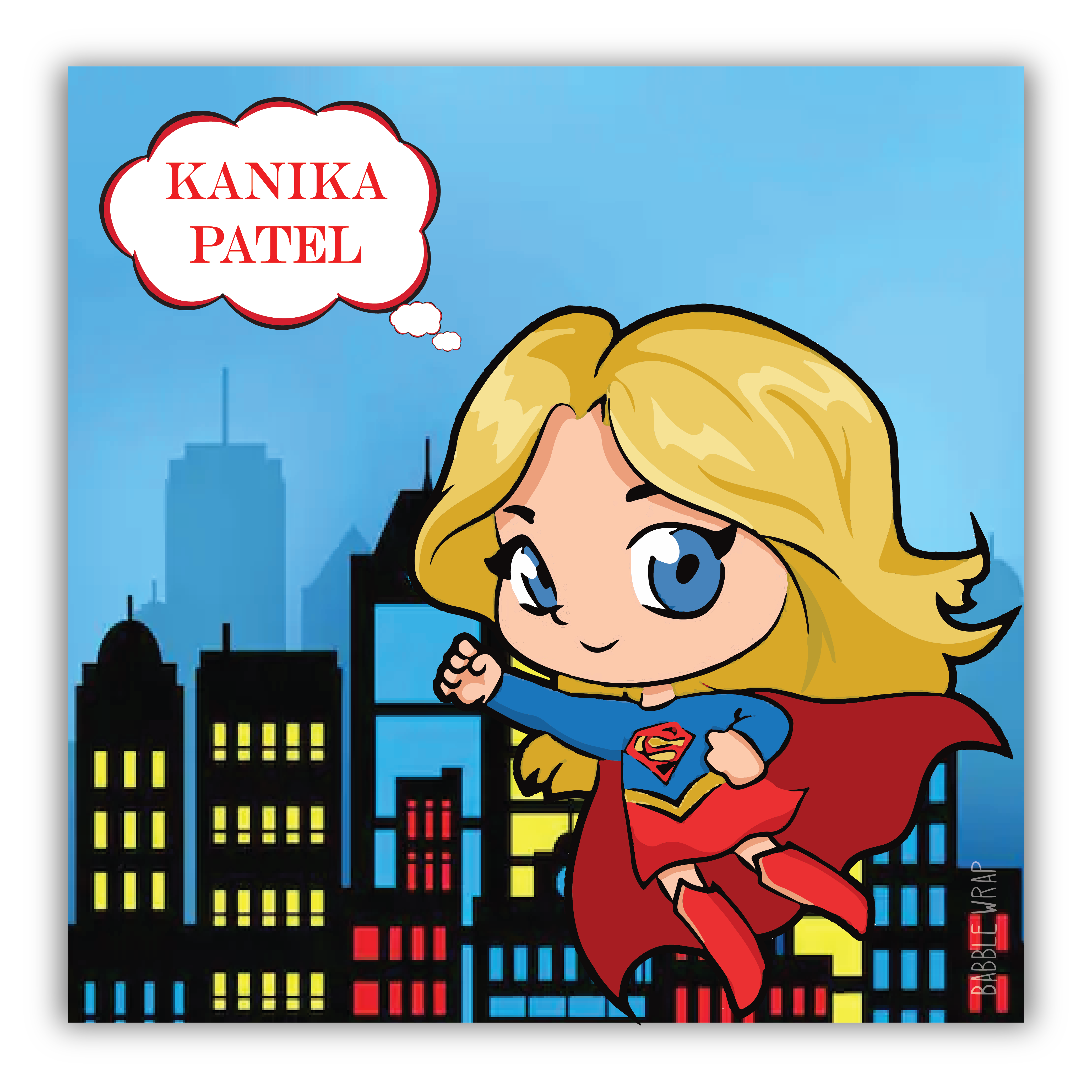 Gift Tag - Super Girl Vibes (Set of 24)