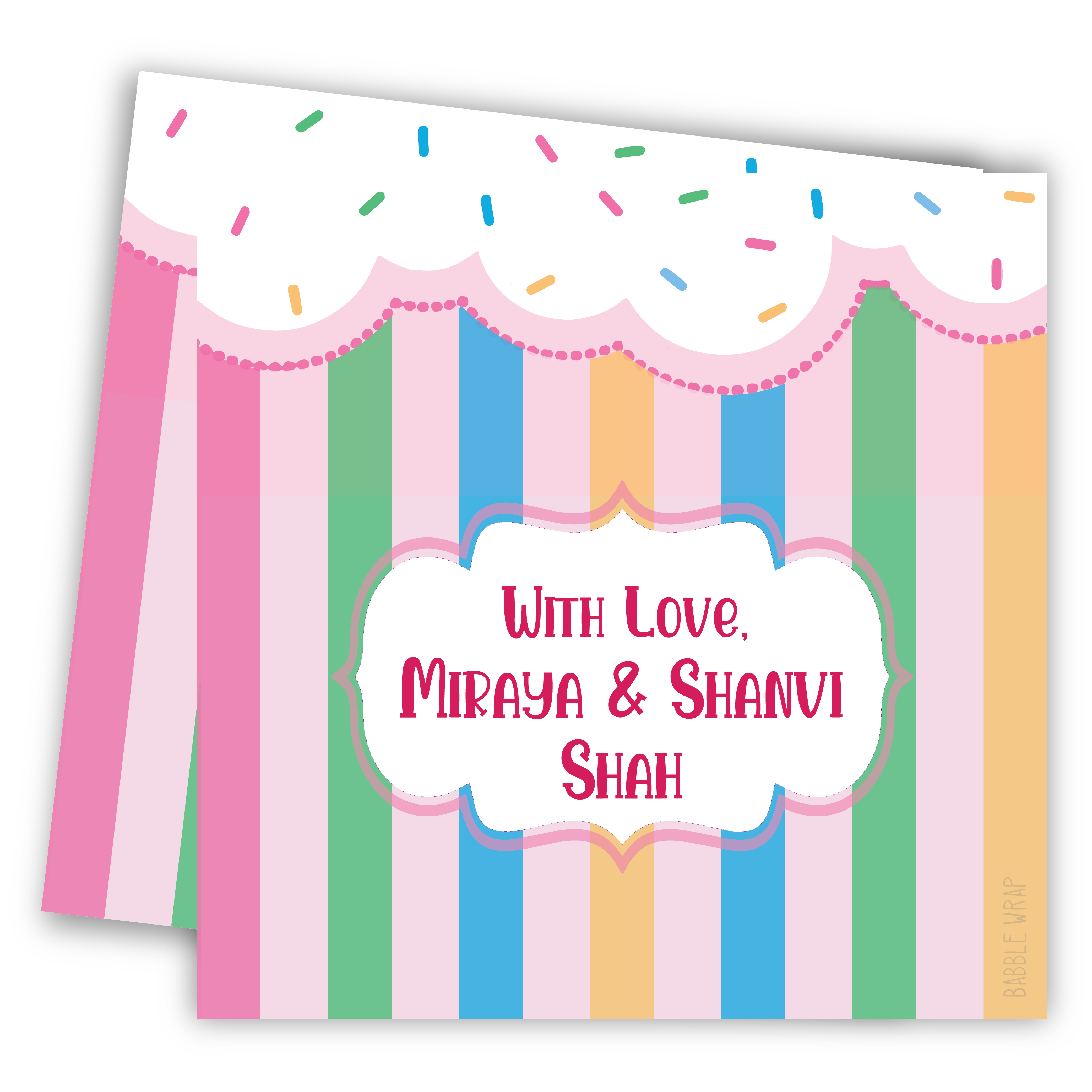 Gift Tag - Colors of Happiness (Set of 24)