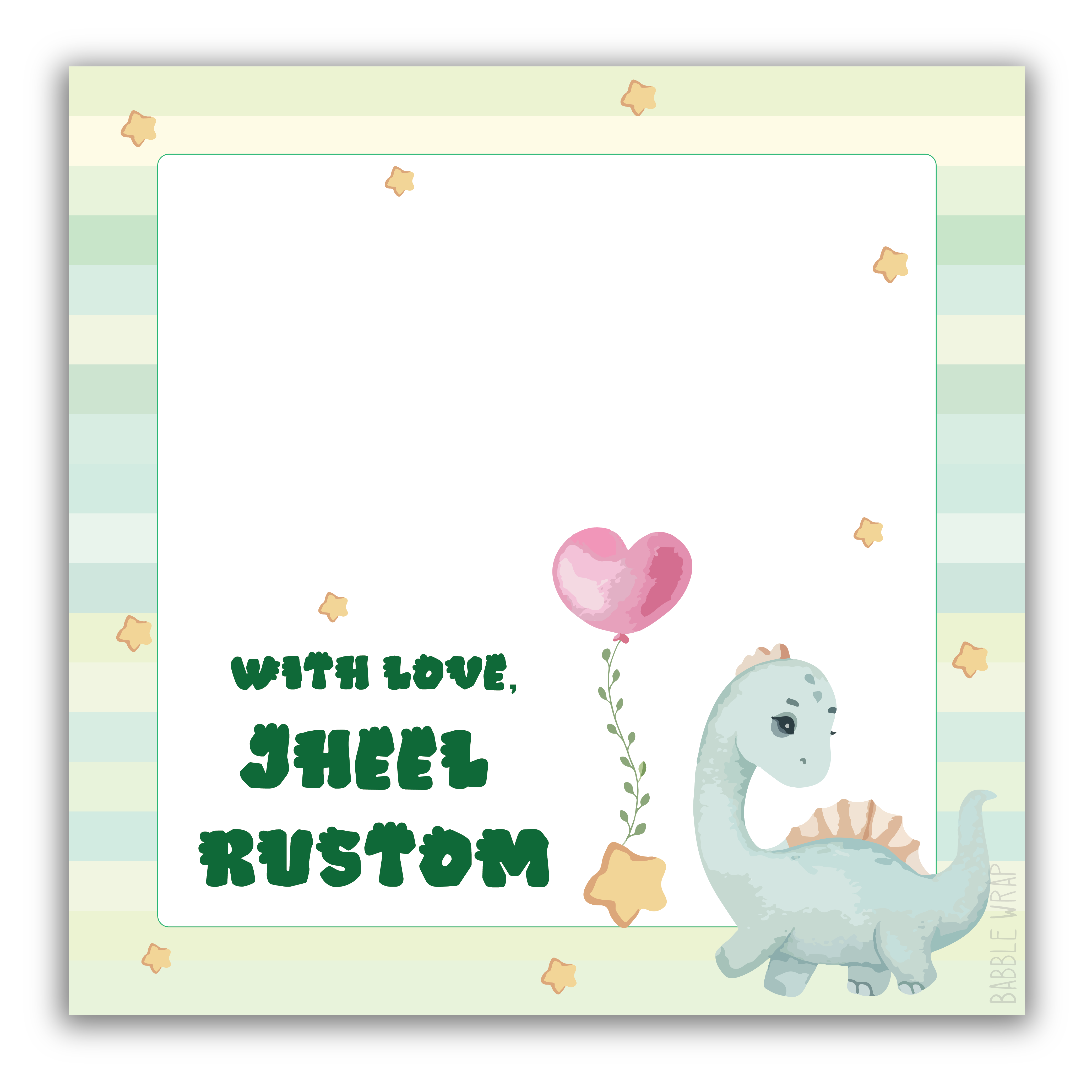 Gift Tag - Dino Dreams (Set of 24)