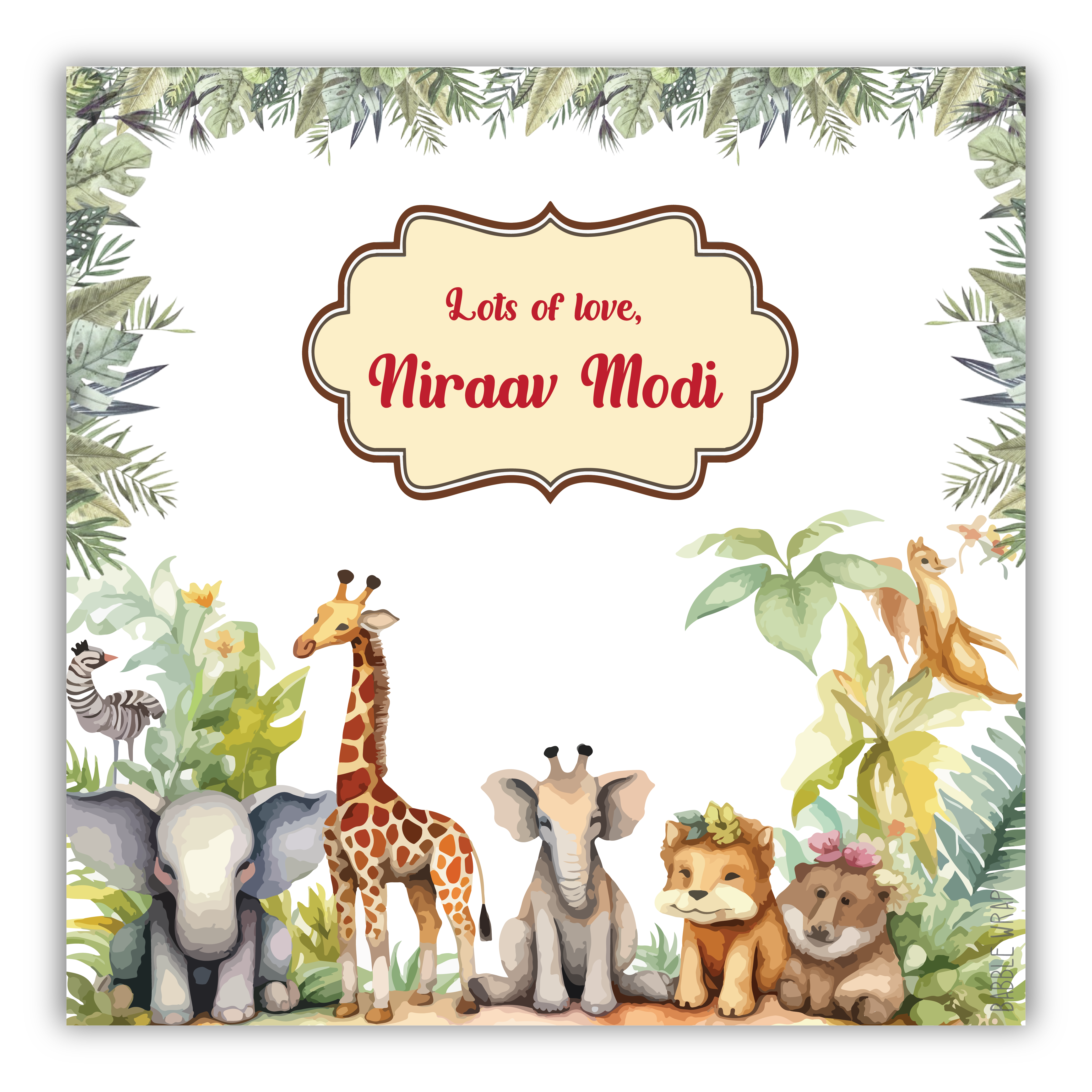 Gift Tag - Animal Kingdom (Set of 24)