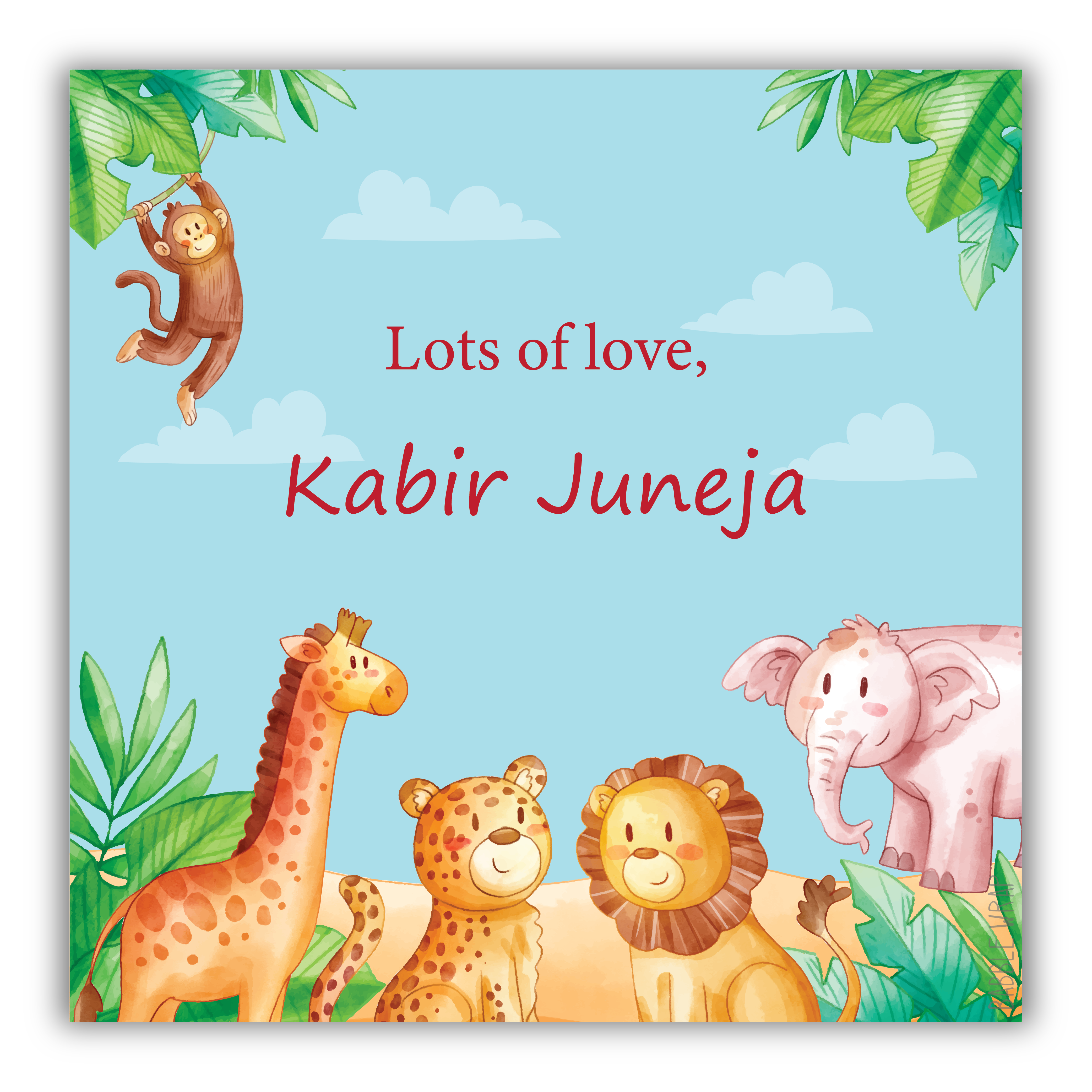 Gift Tag - Jungle Joy (Set of 24)