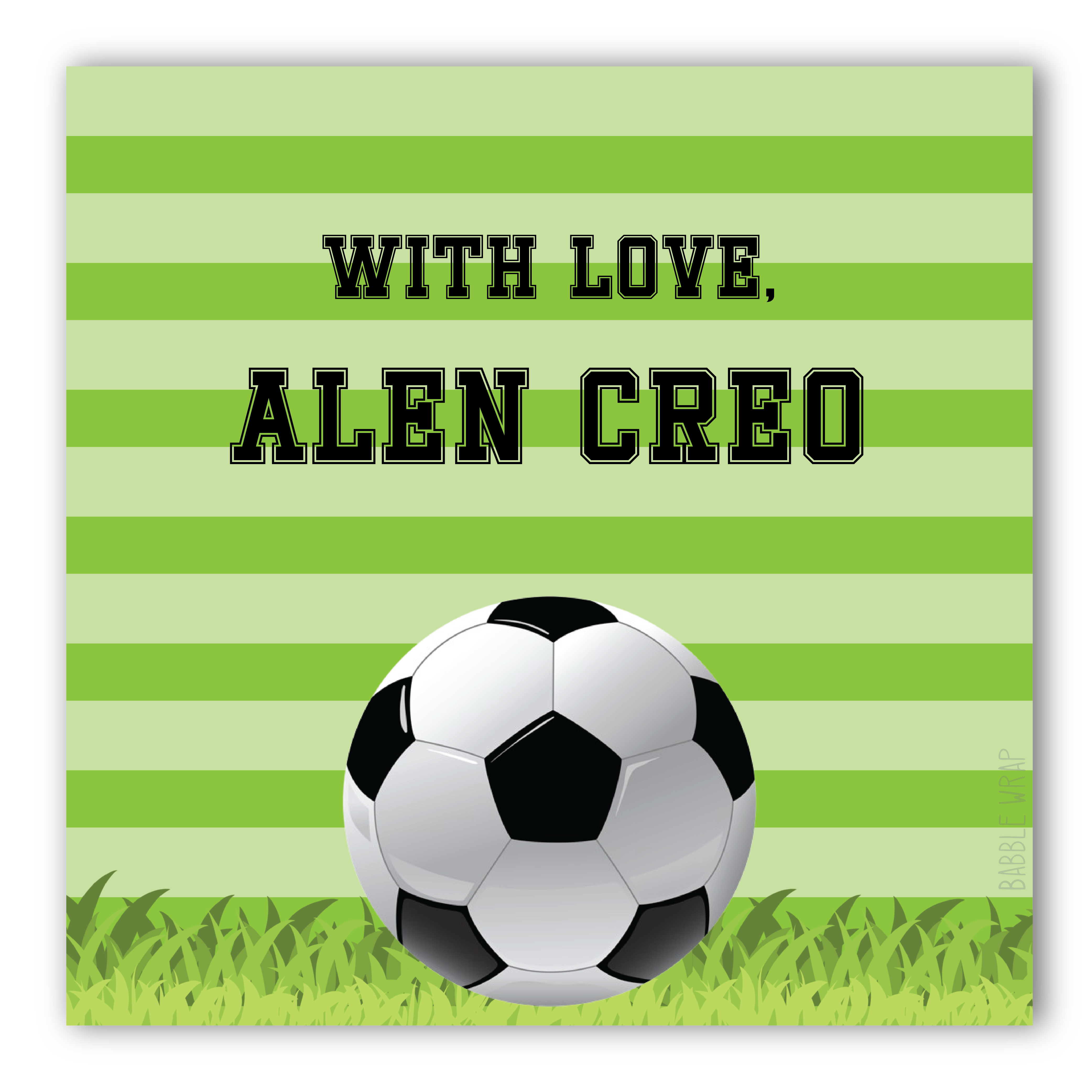 Gift Tag - Football Frenzy (Set of 24)