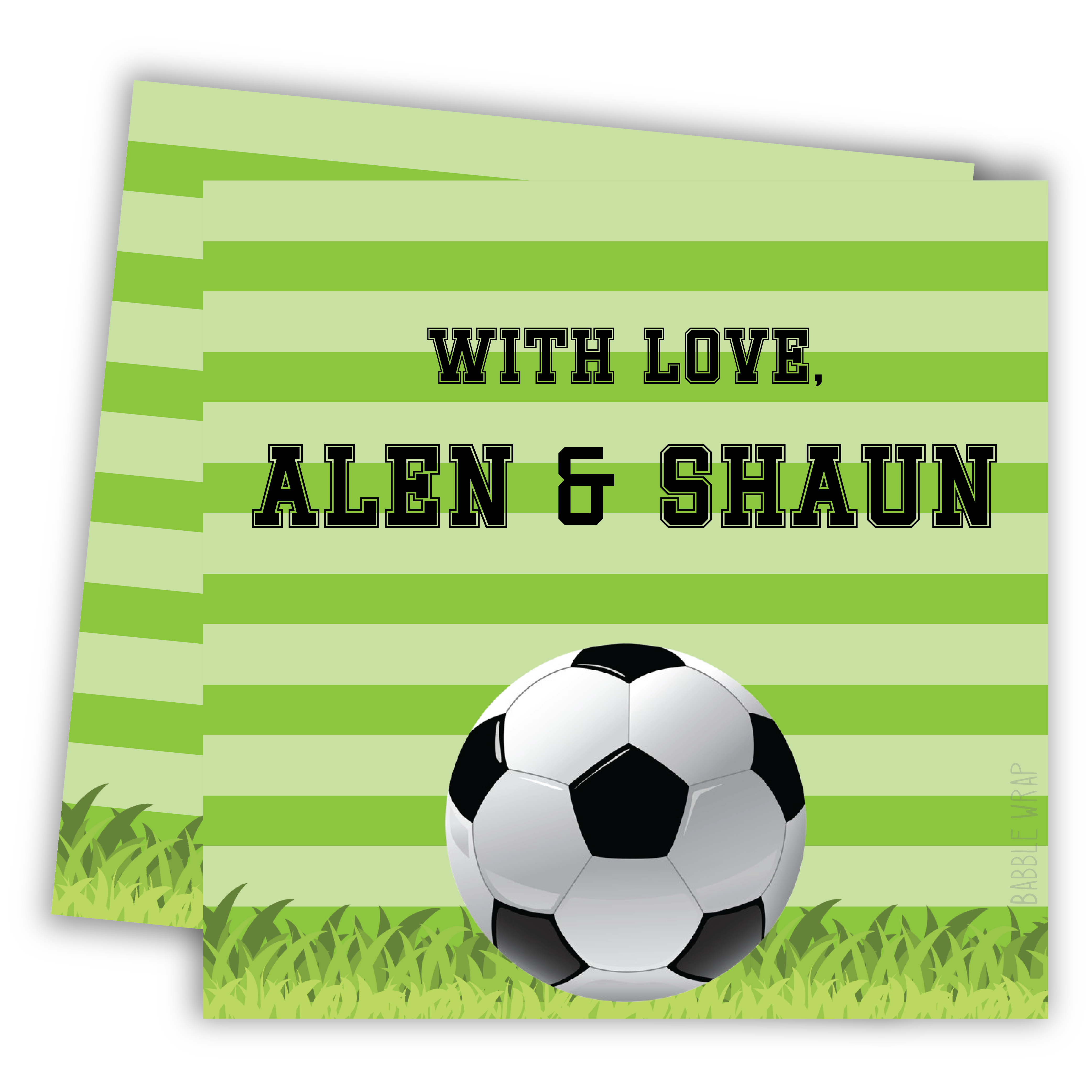 Gift Tag - Football Frenzy (Set of 24)
