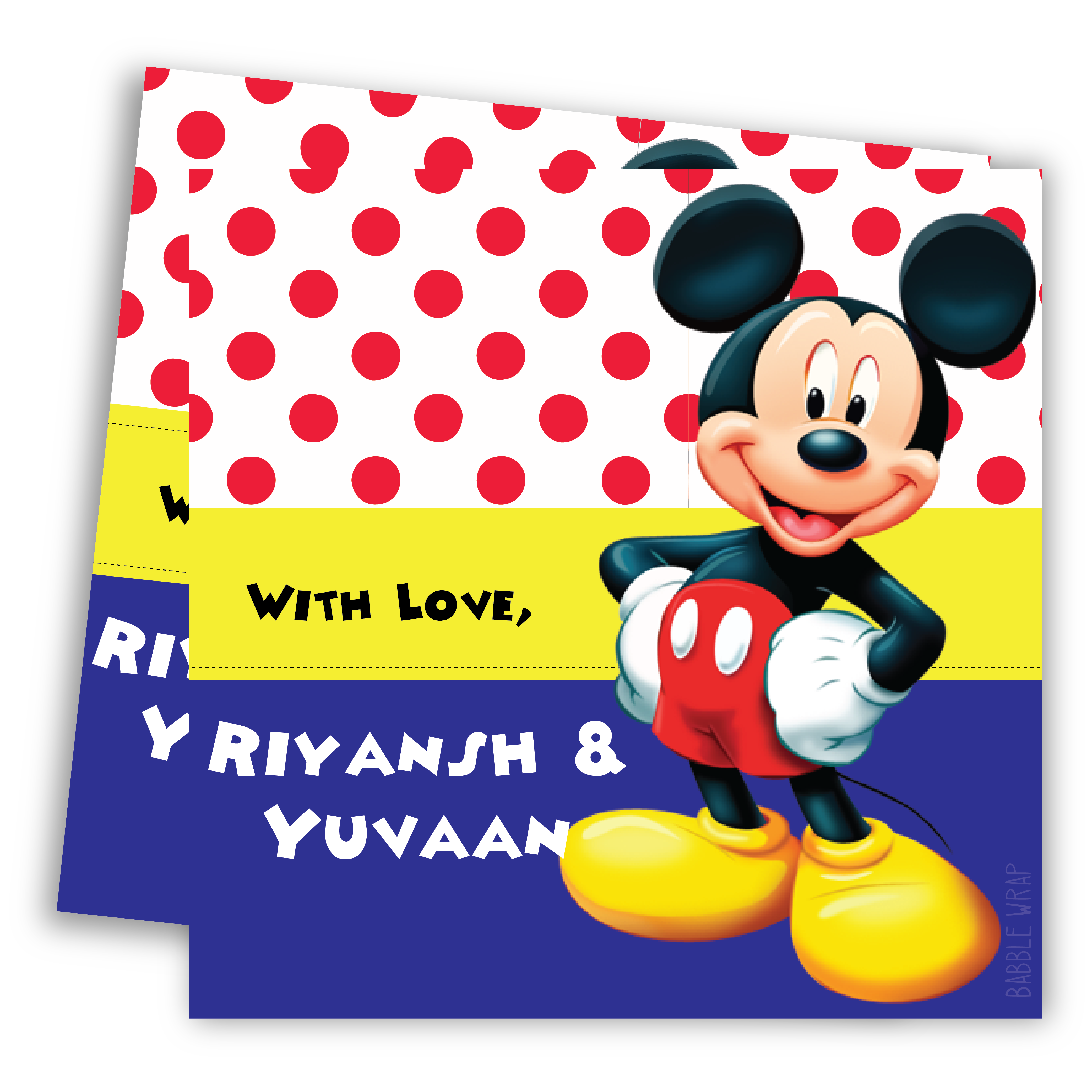 Gift Tag - Mickey’s Magic (Set of 24)